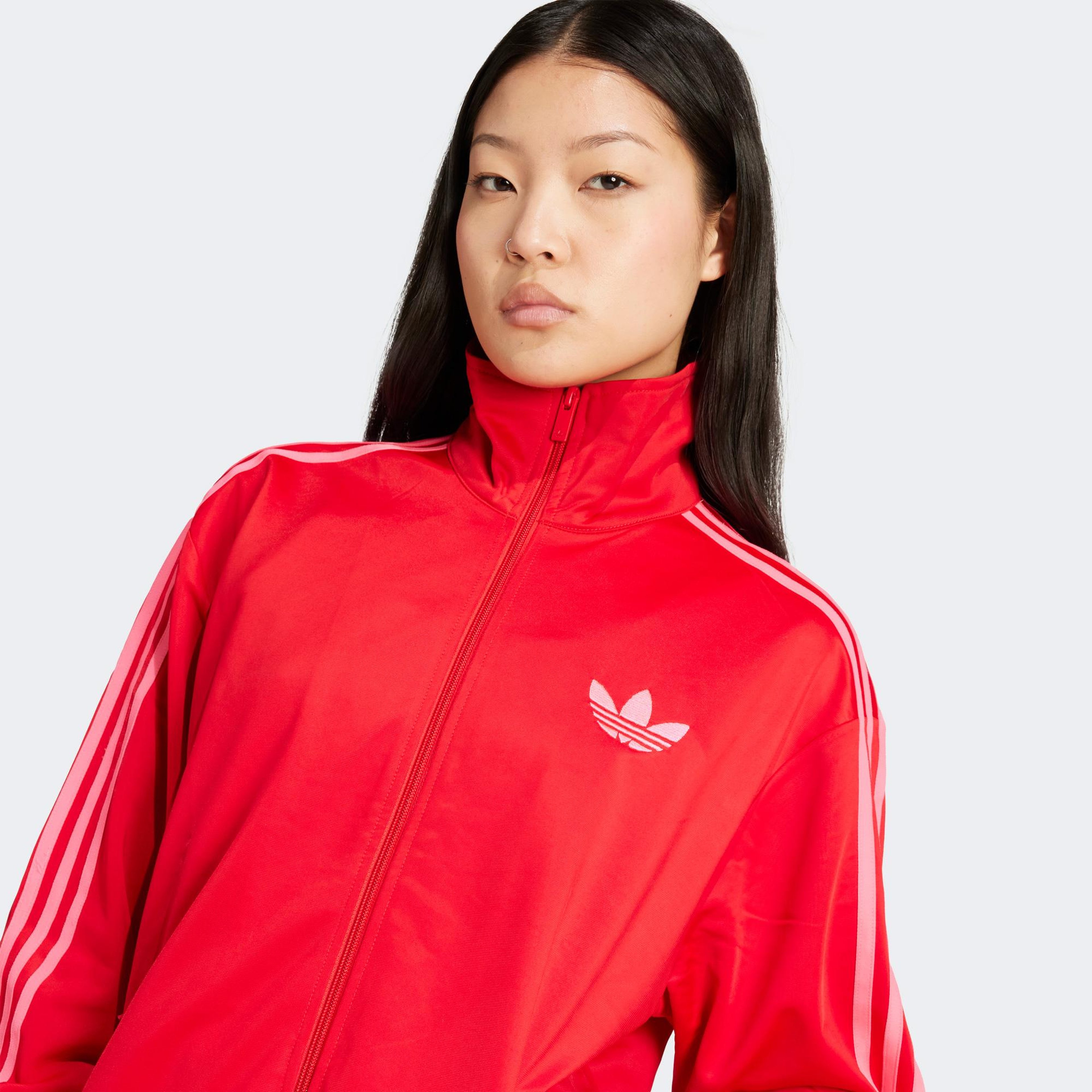 adidas Firebird Kadın Kırmızı Eşofman Üstü