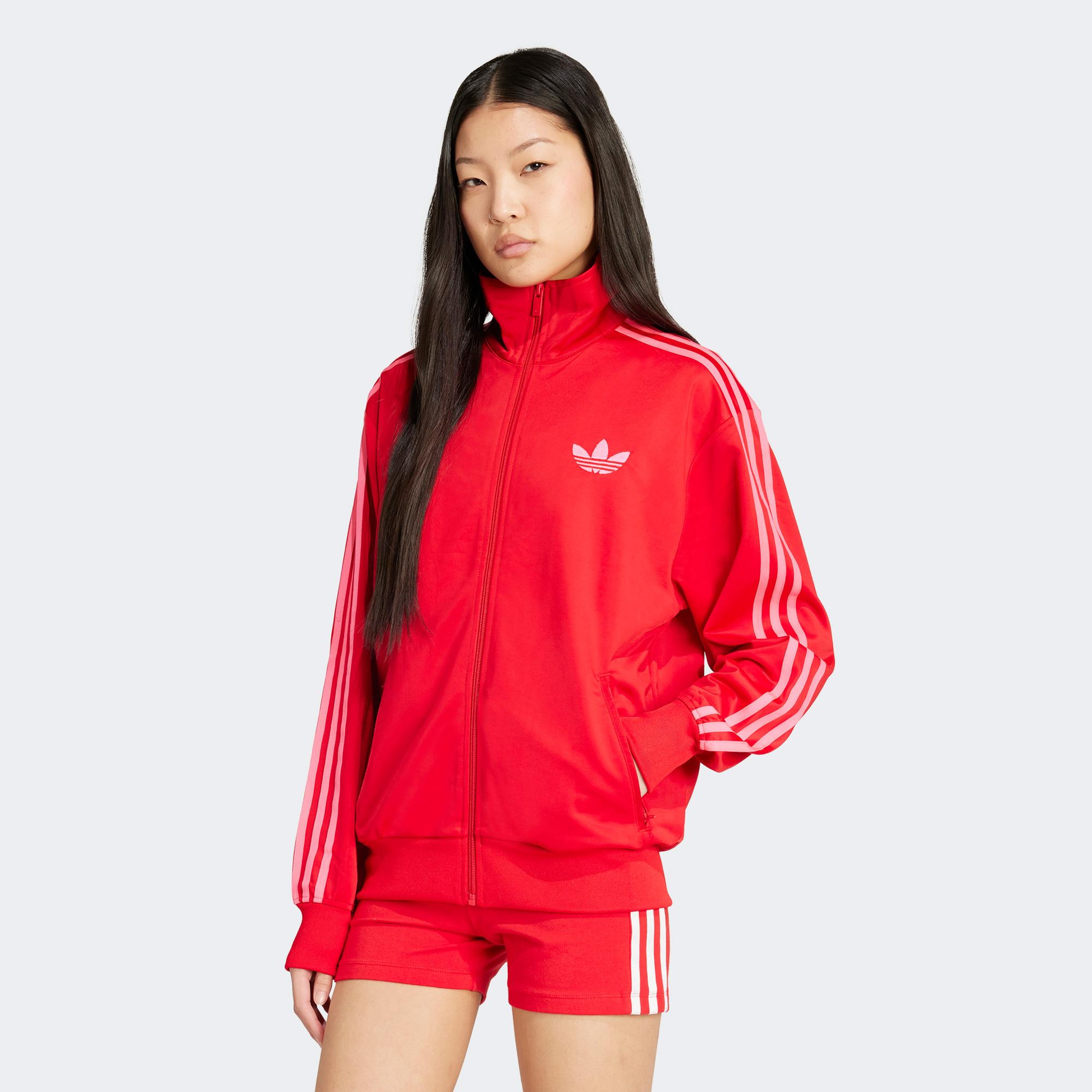 adidas Firebird Kadın Kırmızı Eşofman Üstü
