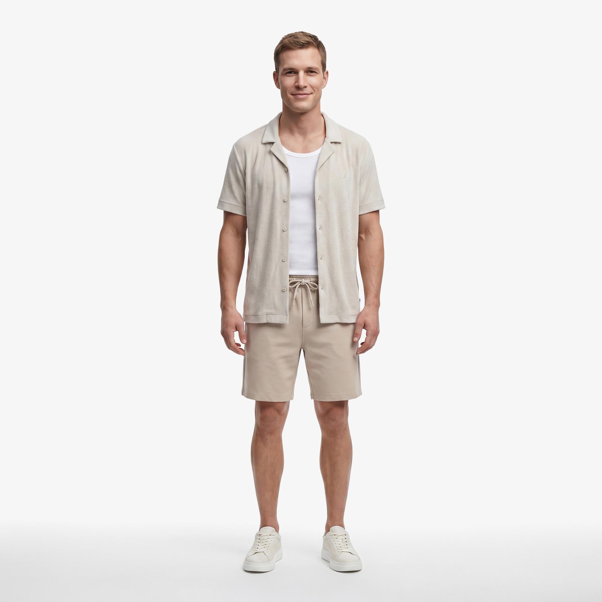 Nautica Erkek Bej Regular Fit Şort