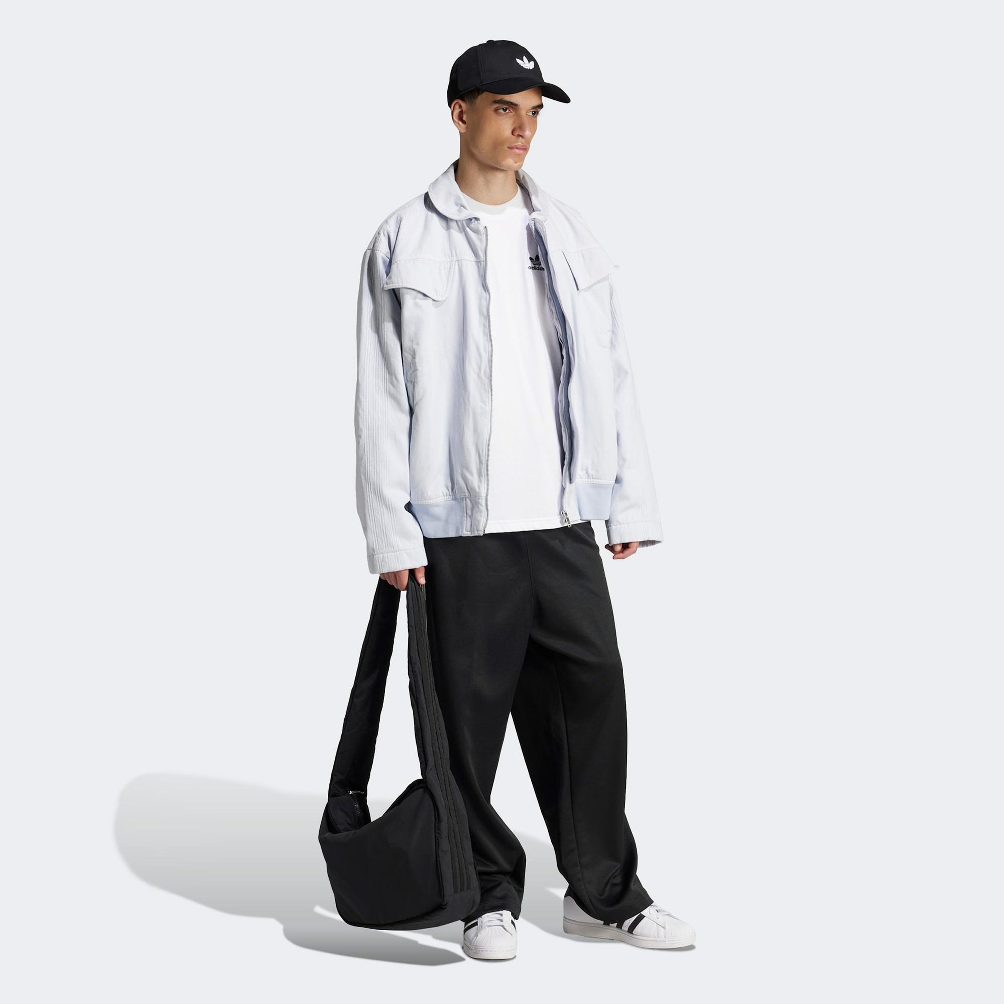 adidas Trefoil Essentials Erkek Beyaz T-Shirt