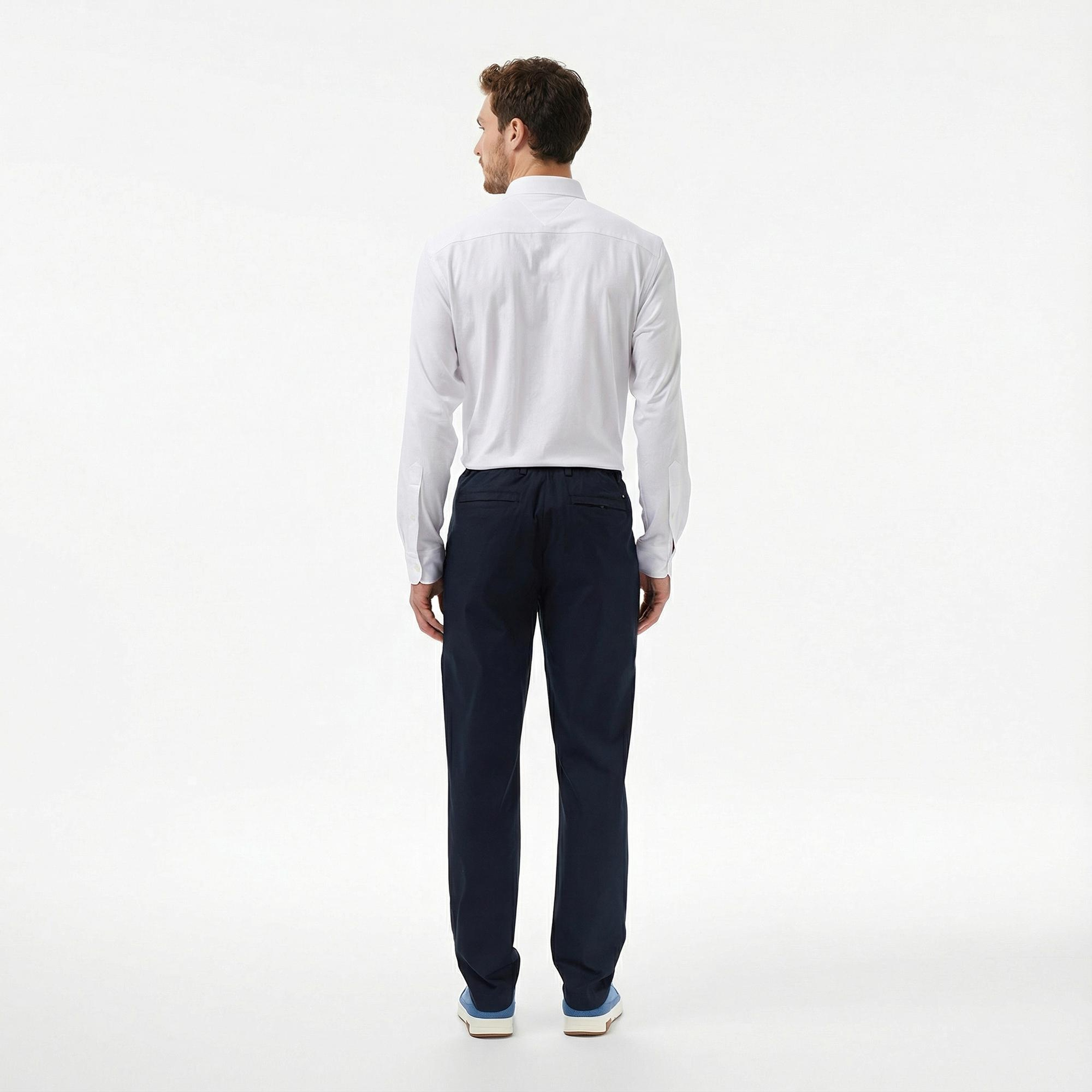 Tommy Hilfiger Harlem Tech Twill Erkek Lacivert Pantolon