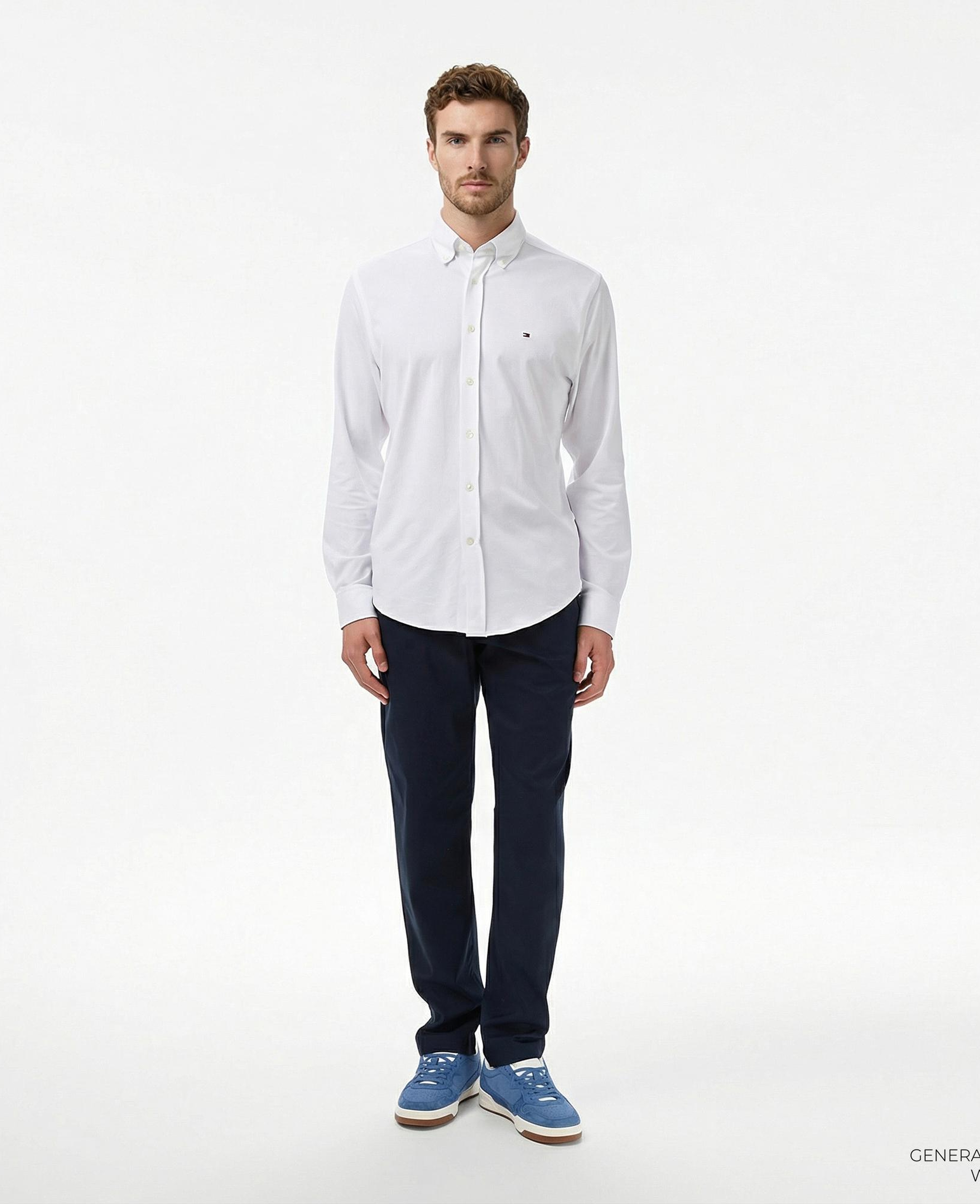 Tommy Hilfiger Harlem Tech Twill Erkek Lacivert Pantolon