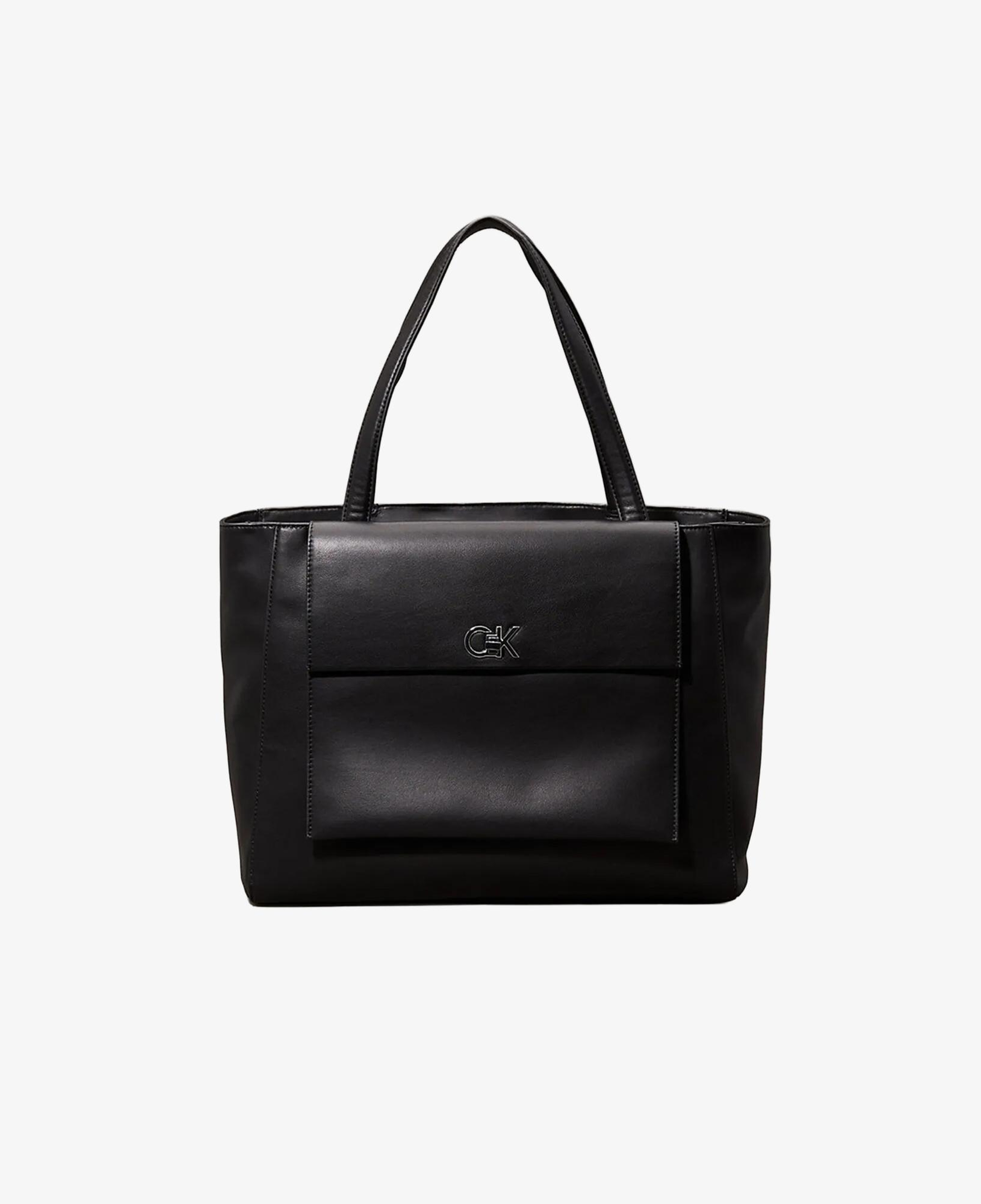 Calvin Klein Lock Medium Shopper Kadın Siyah Çanta