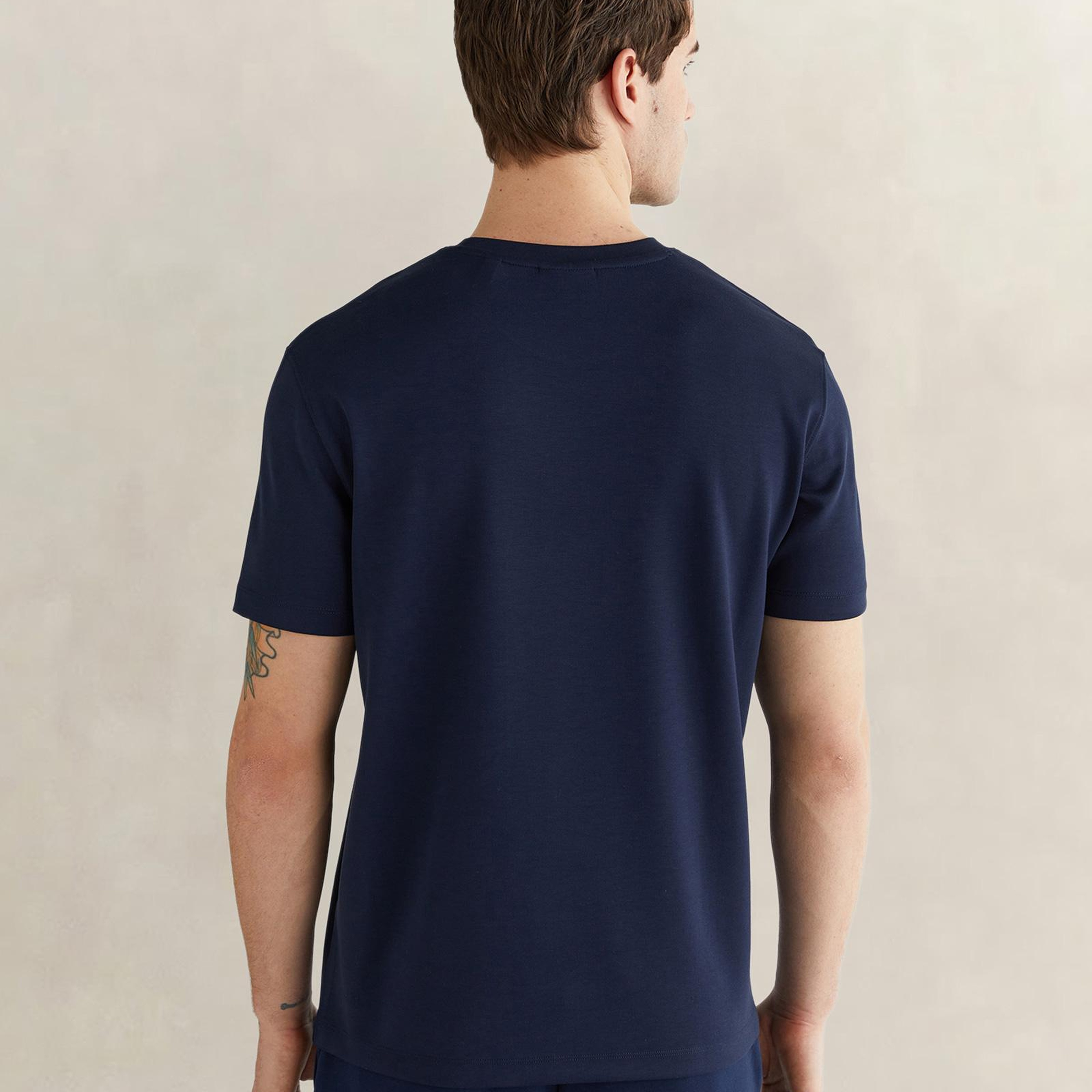 GANT Erkek Lacivert Kısa Kollu T-Shirt
