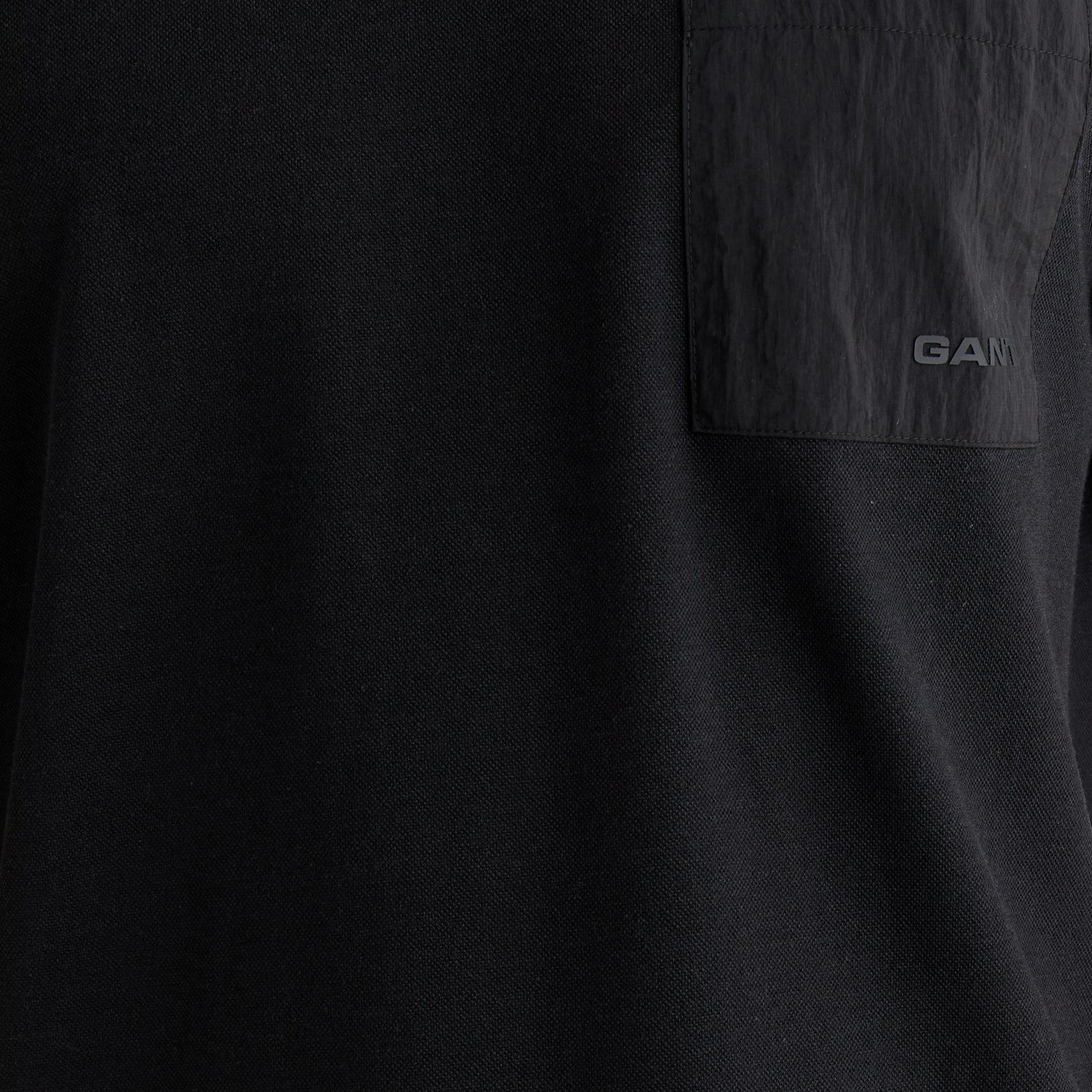 GANT Erkek Siyah Kısa Kollu T-Shirt