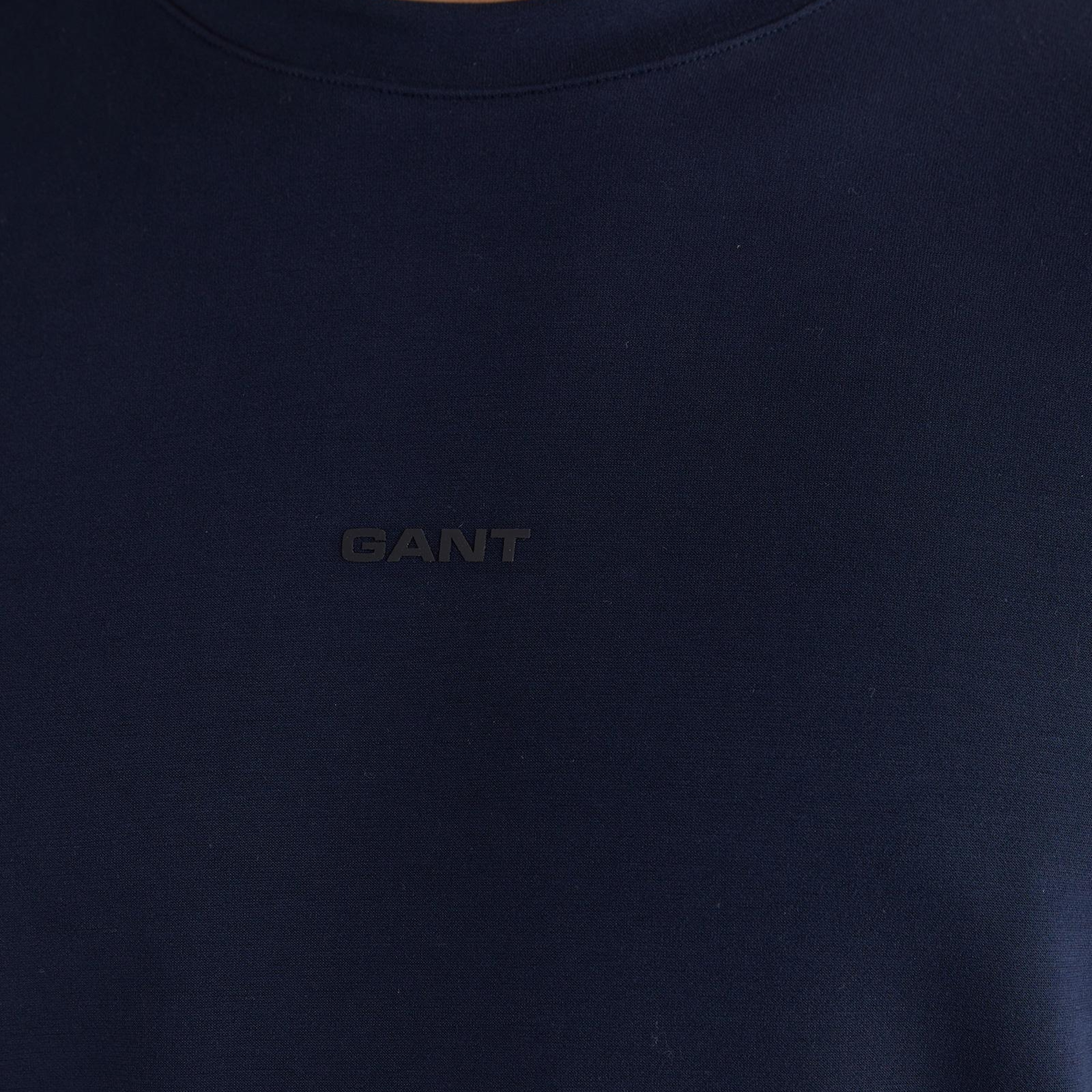 GANT Erkek Lacivert Kısa Kollu T-Shirt