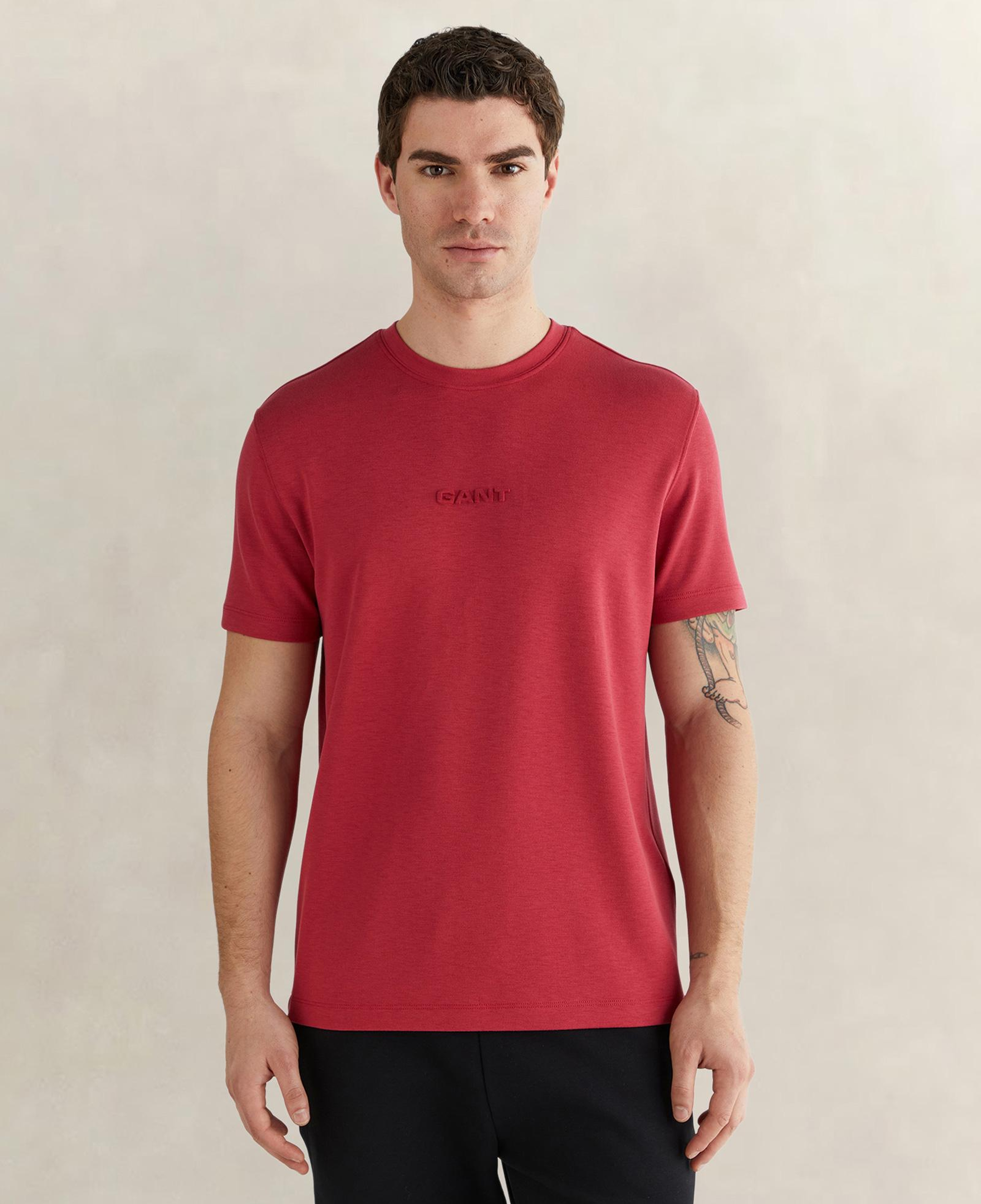 GANT Erkek Kırmızı Kısa Kollu T-Shirt