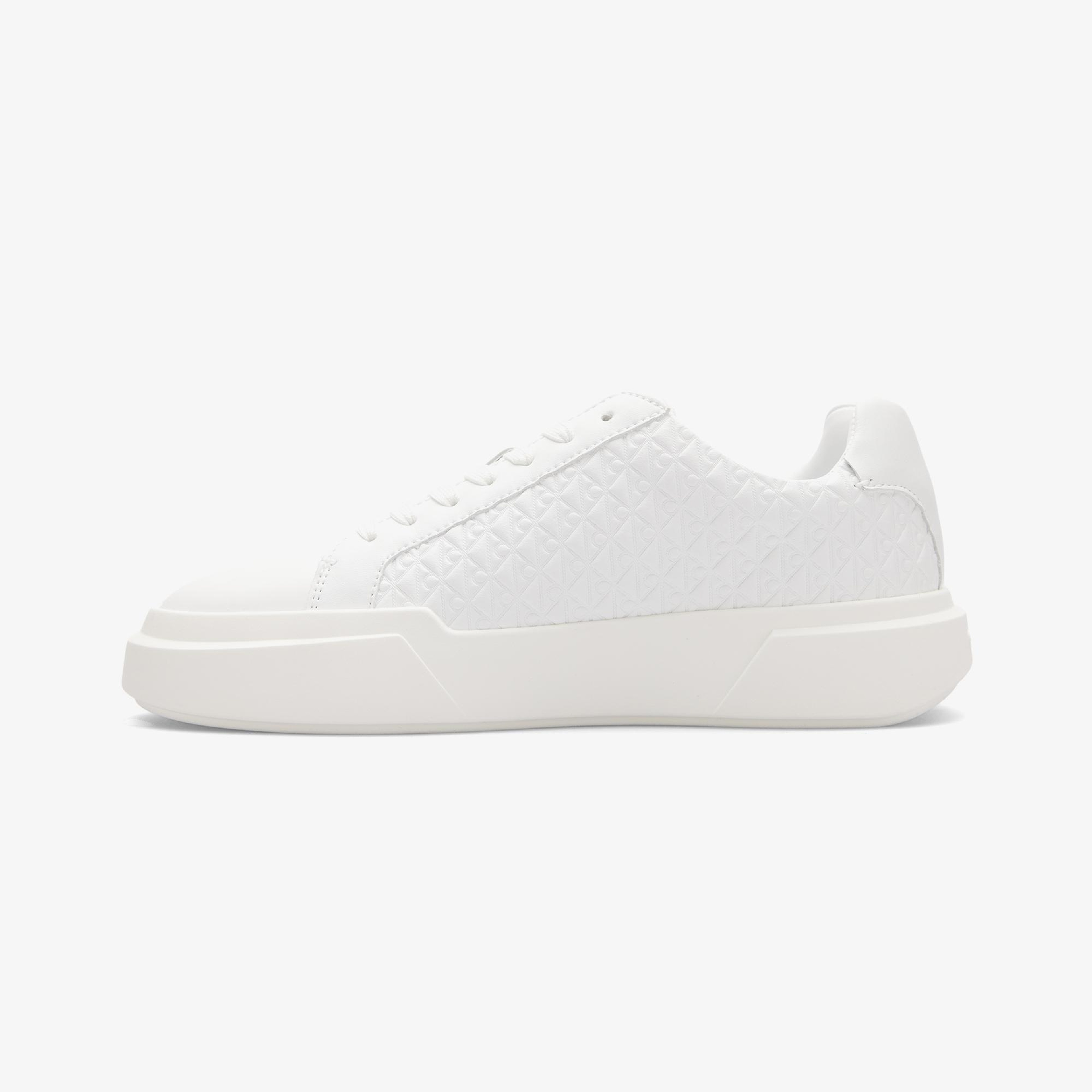 Calvin Klein Chunky Cupsole Laceup Kadın Beyaz Sneaker