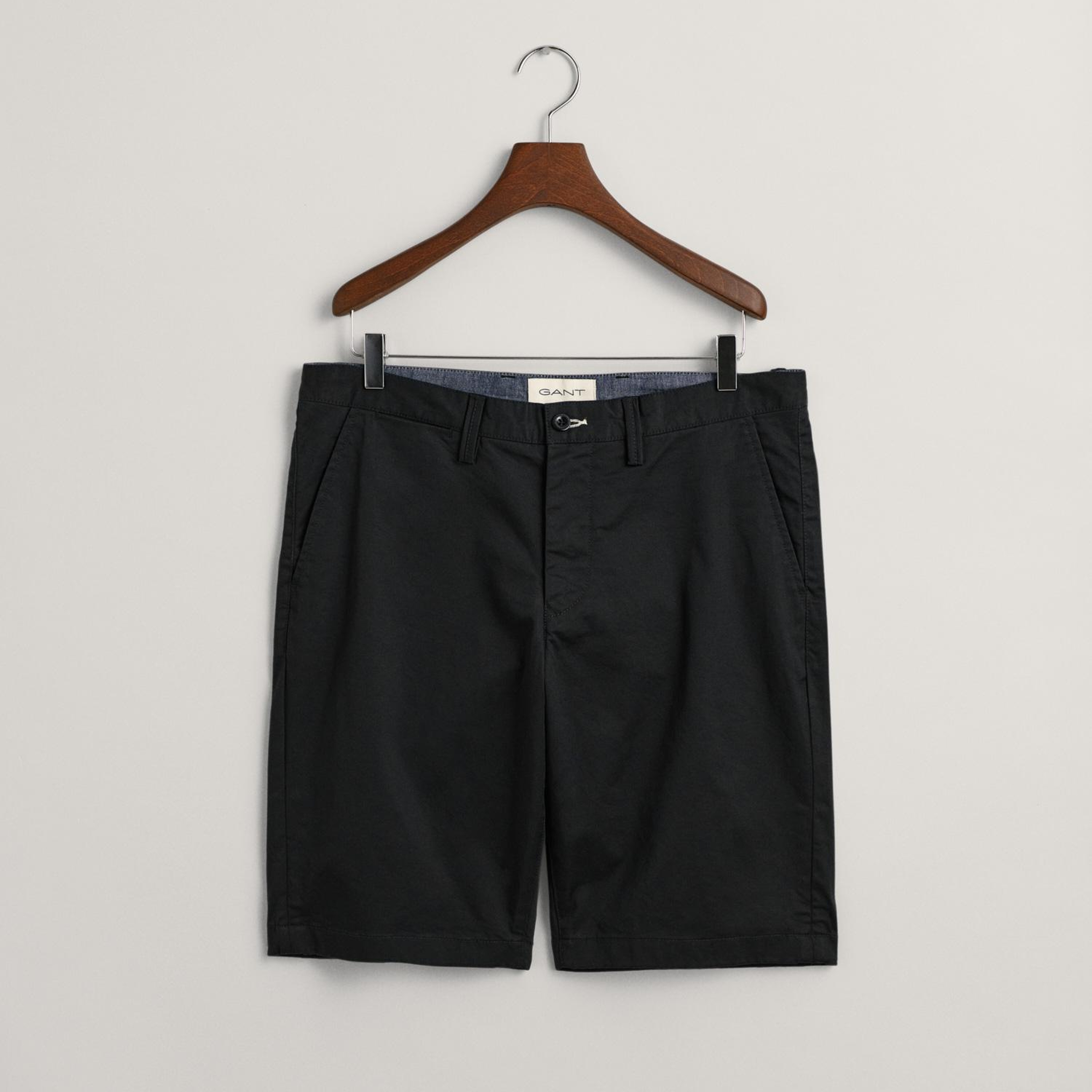 GANT Erkek Siyah Relaxed Fit Chino Şort