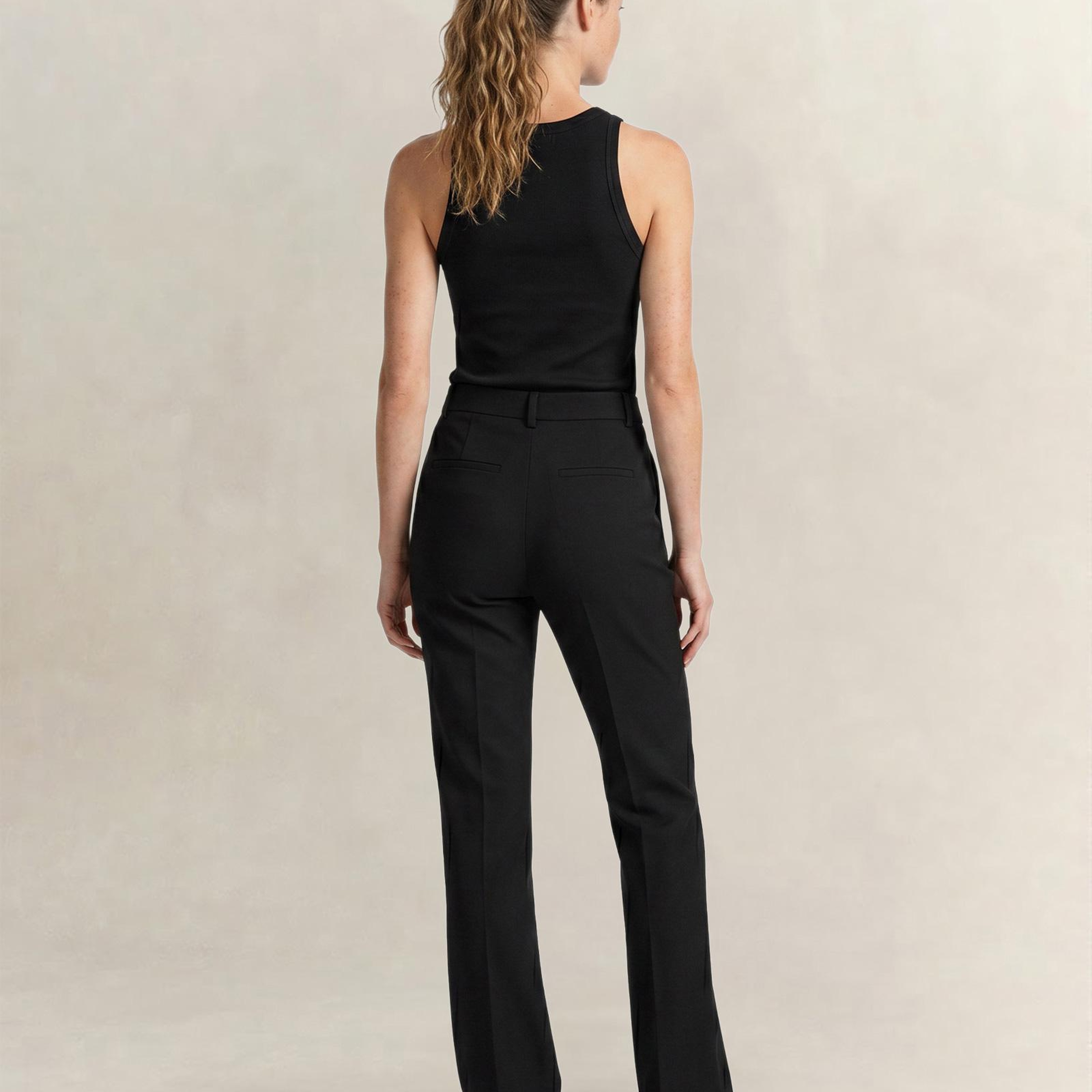 GANT Kadın Siyah Slim Fit Pantolon
