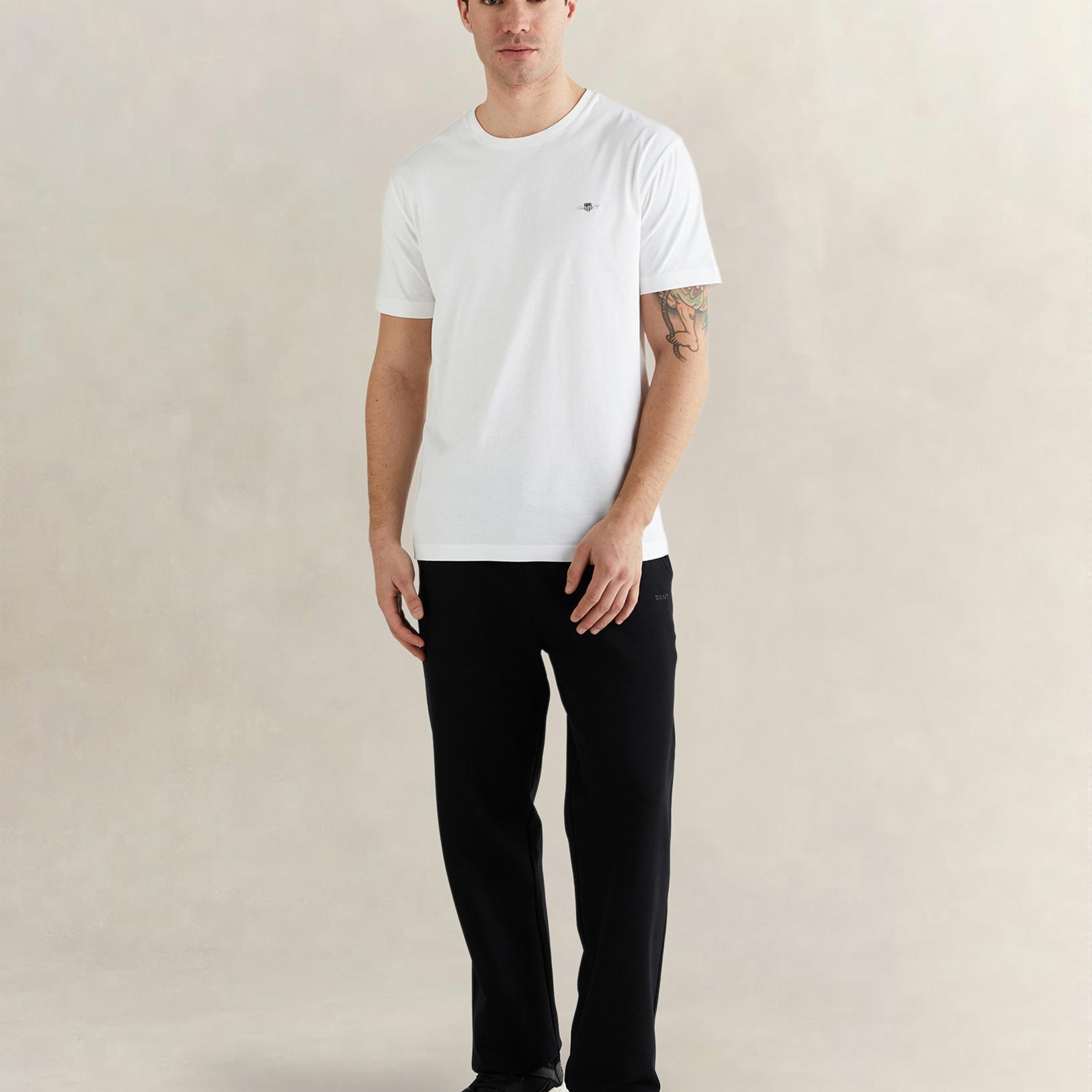 GANT Erkek Siyah Regular Fit Eşofman Altı