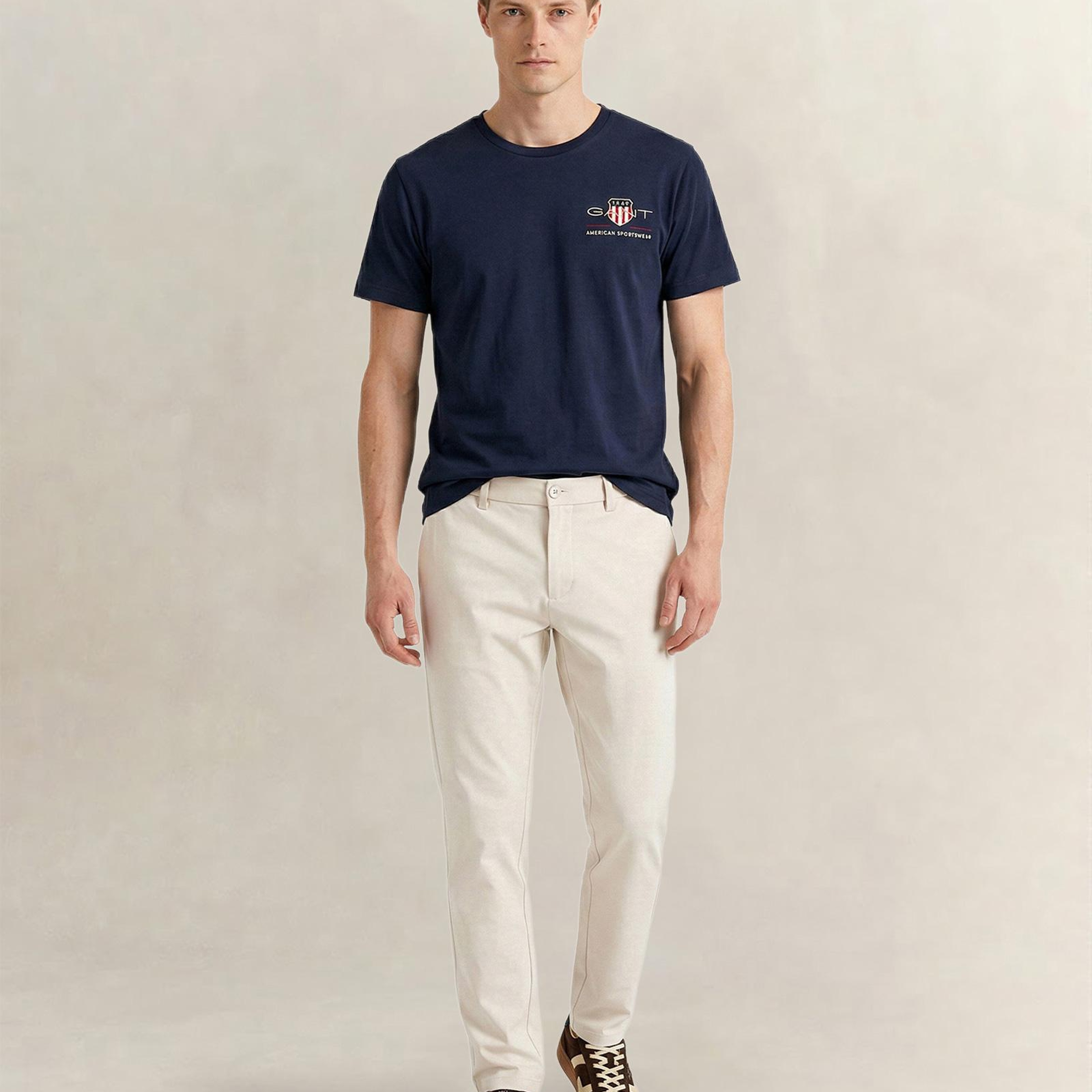 GANT Erkek Bej Regular Fit Smart Jogger Pantolon