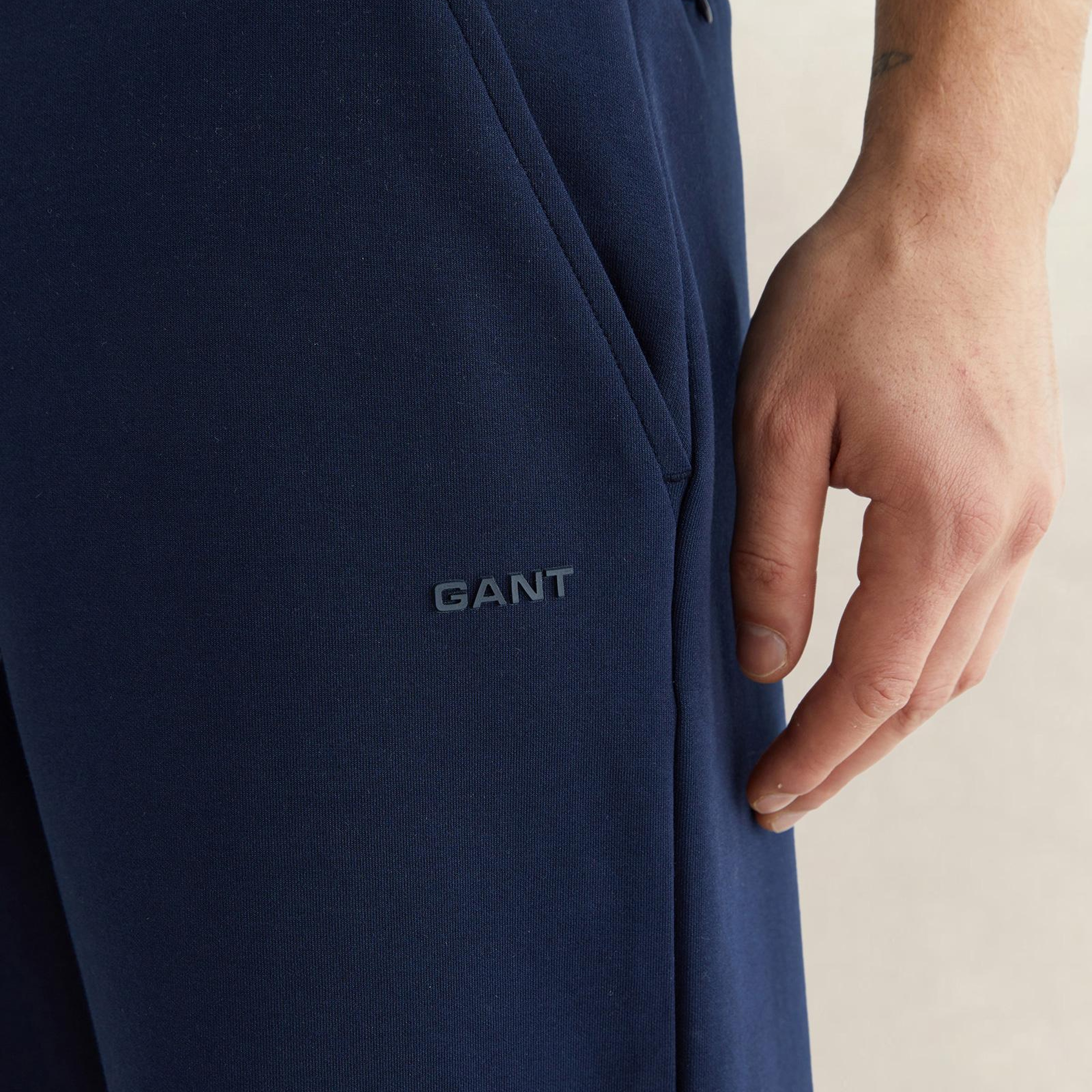GANT Erkek Lacivert Regular Fit Eşofman Altı