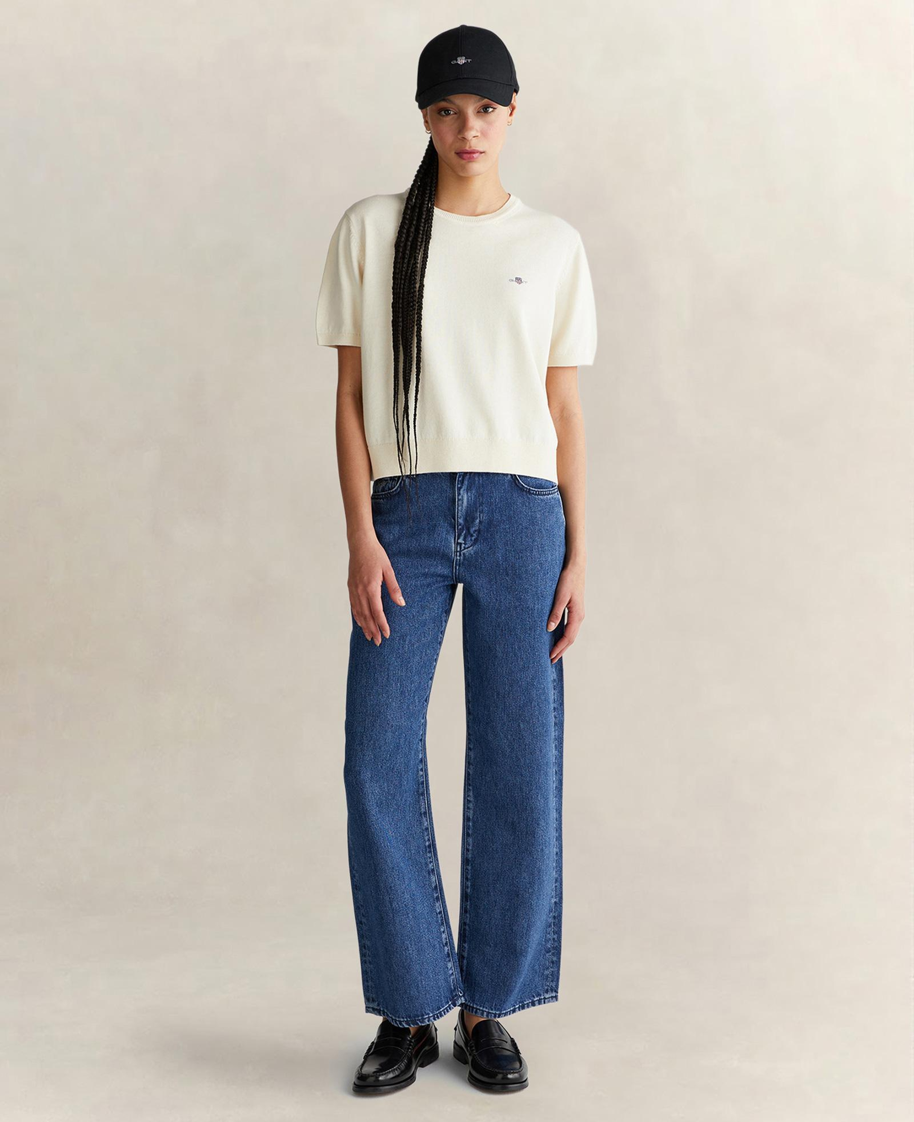GANT Kadın Mavi Straight Fit Jean