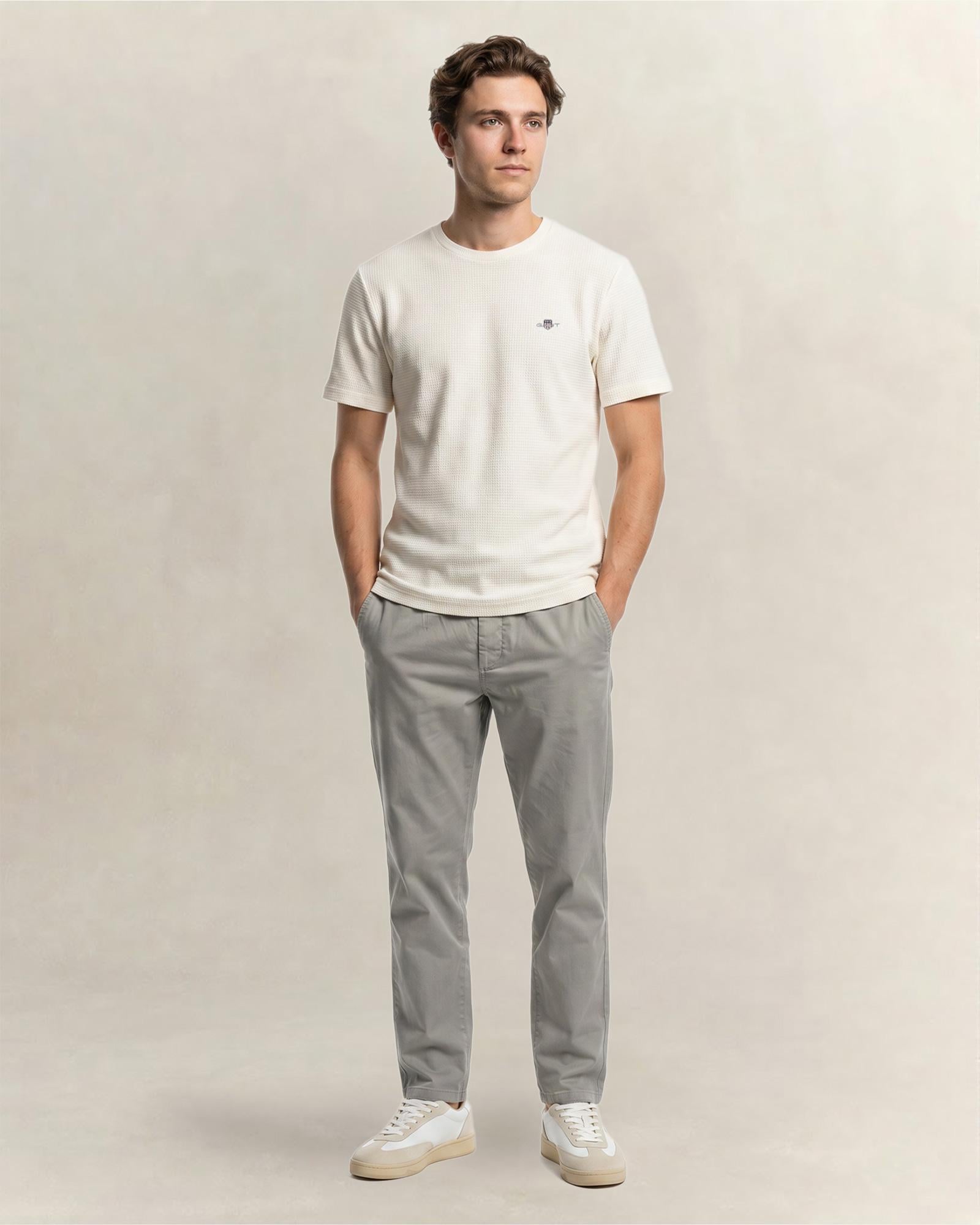 GANT Erkek Gri Regular Fit Jogger Pantolon