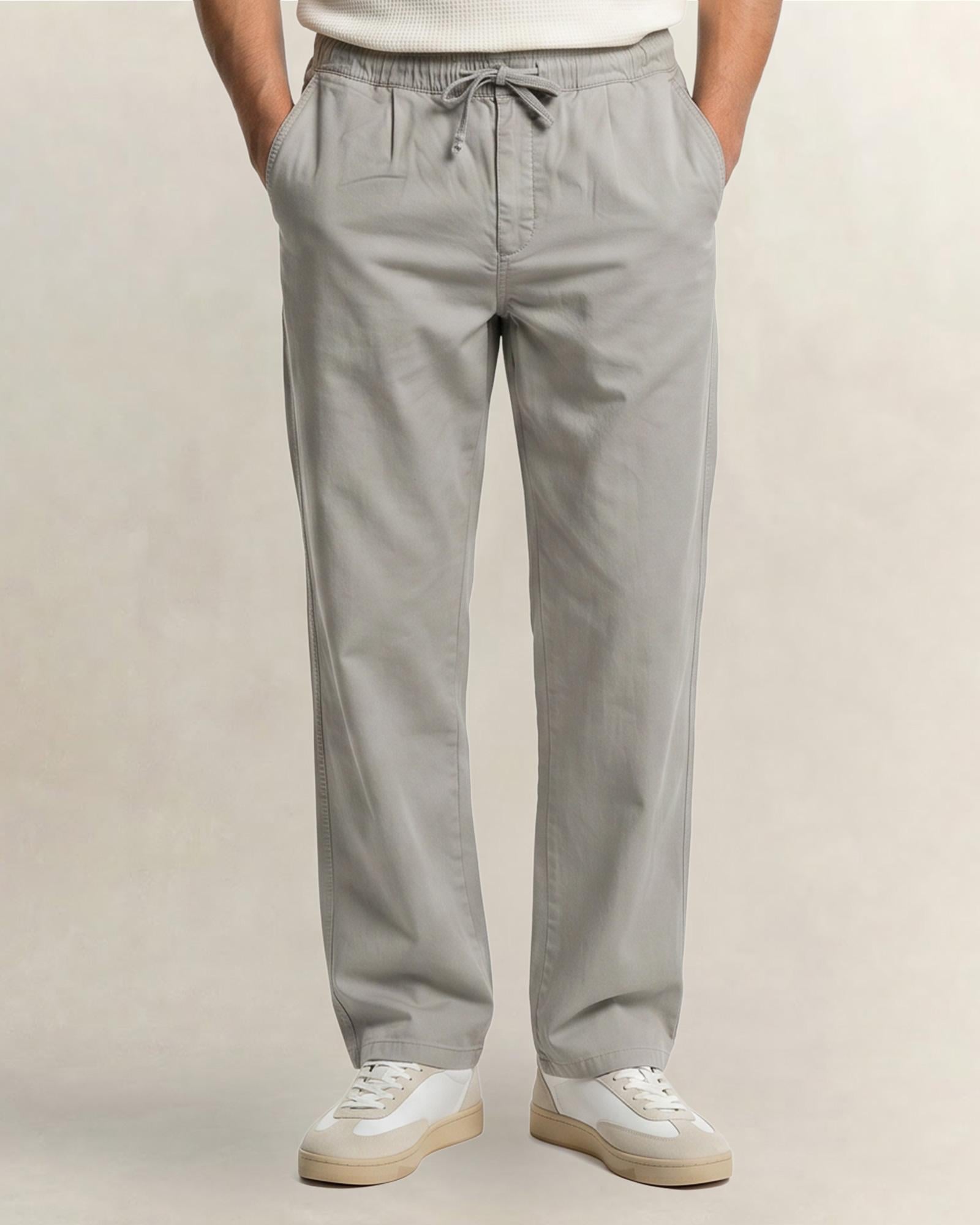 GANT Erkek Gri Regular Fit Jogger Pantolon