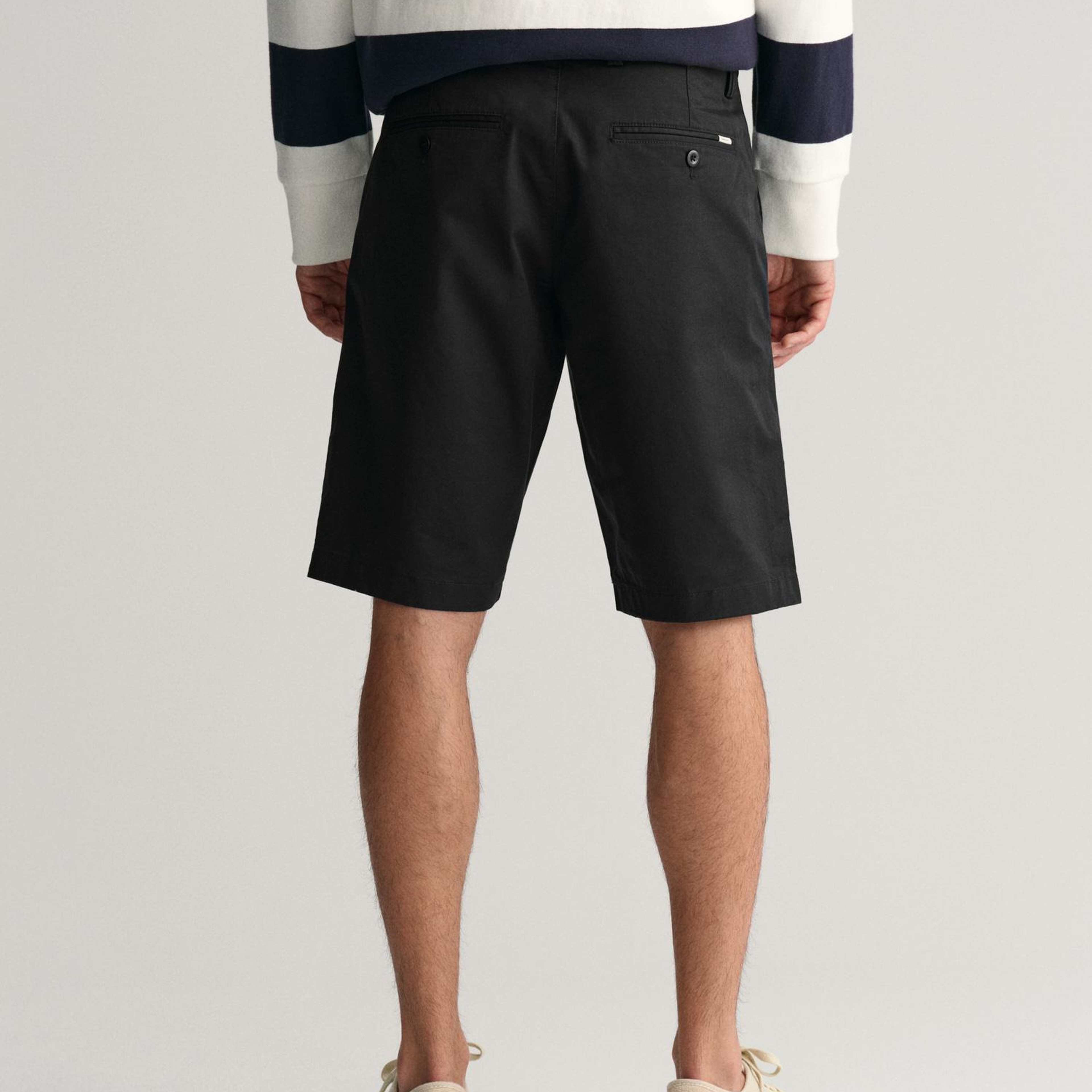 Gant Erkek Siyah Relaxed Fit Chino Şort