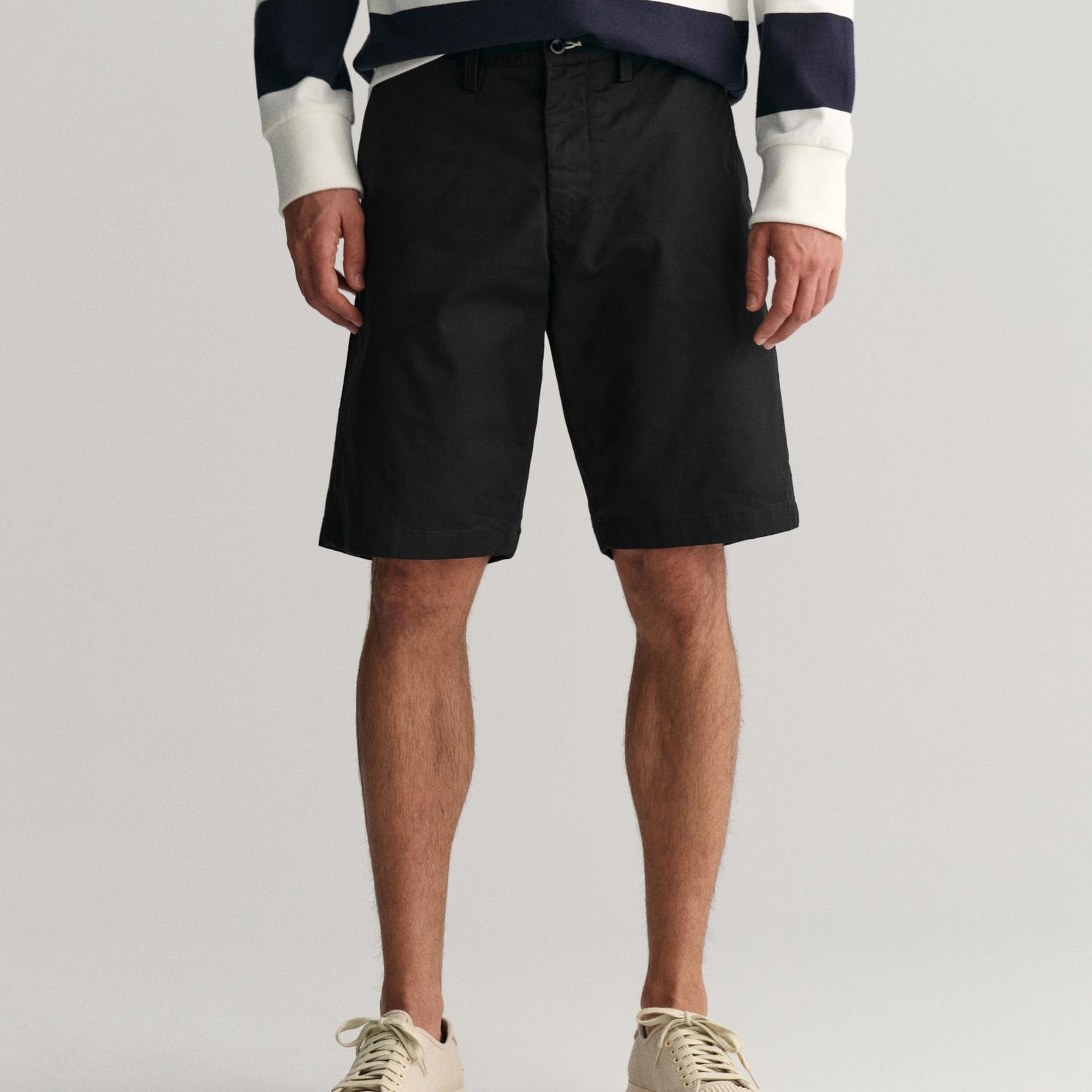 Gant Erkek Siyah Relaxed Fit Chino Şort
