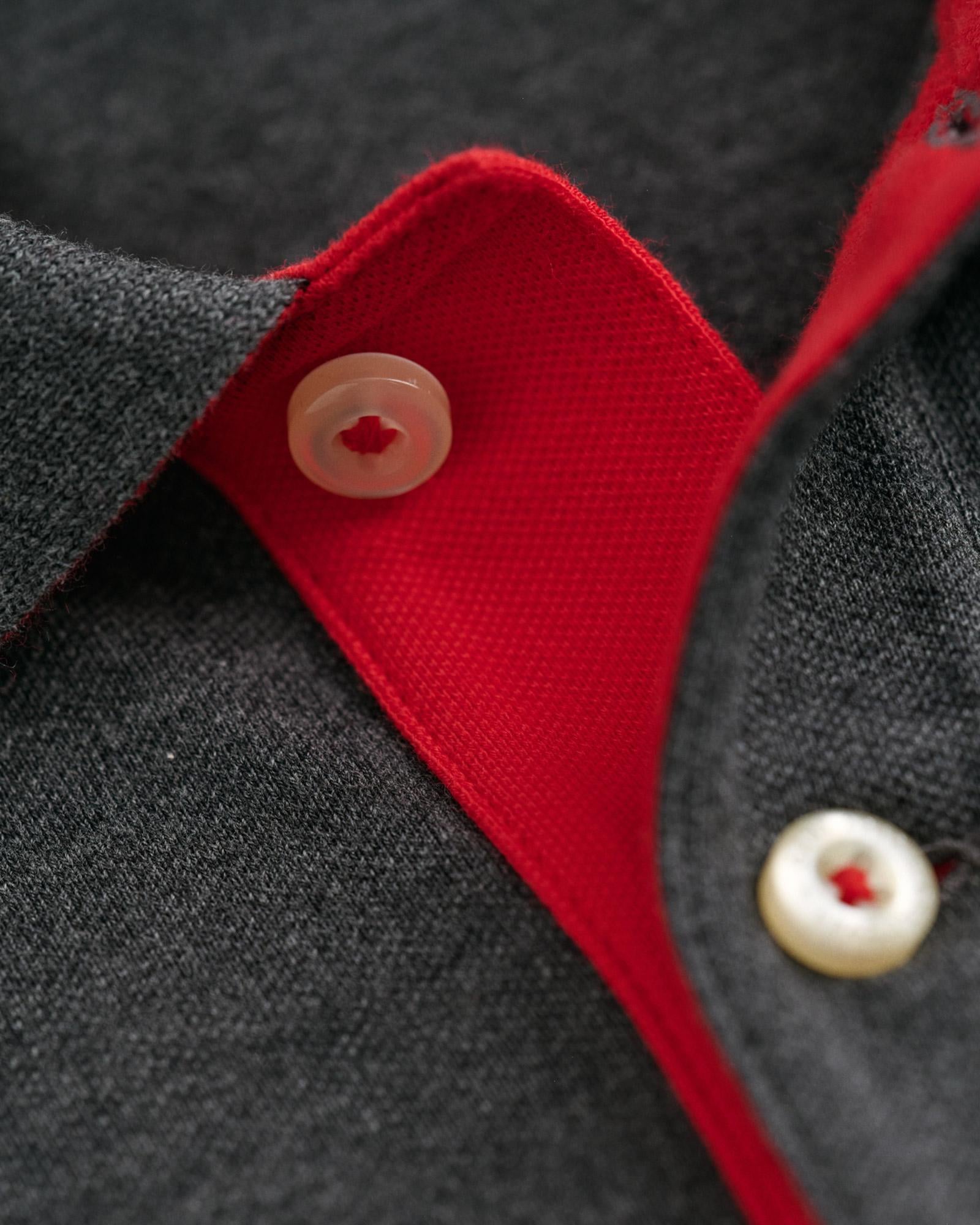 GANT Erkek Gri Regular Fit Polo