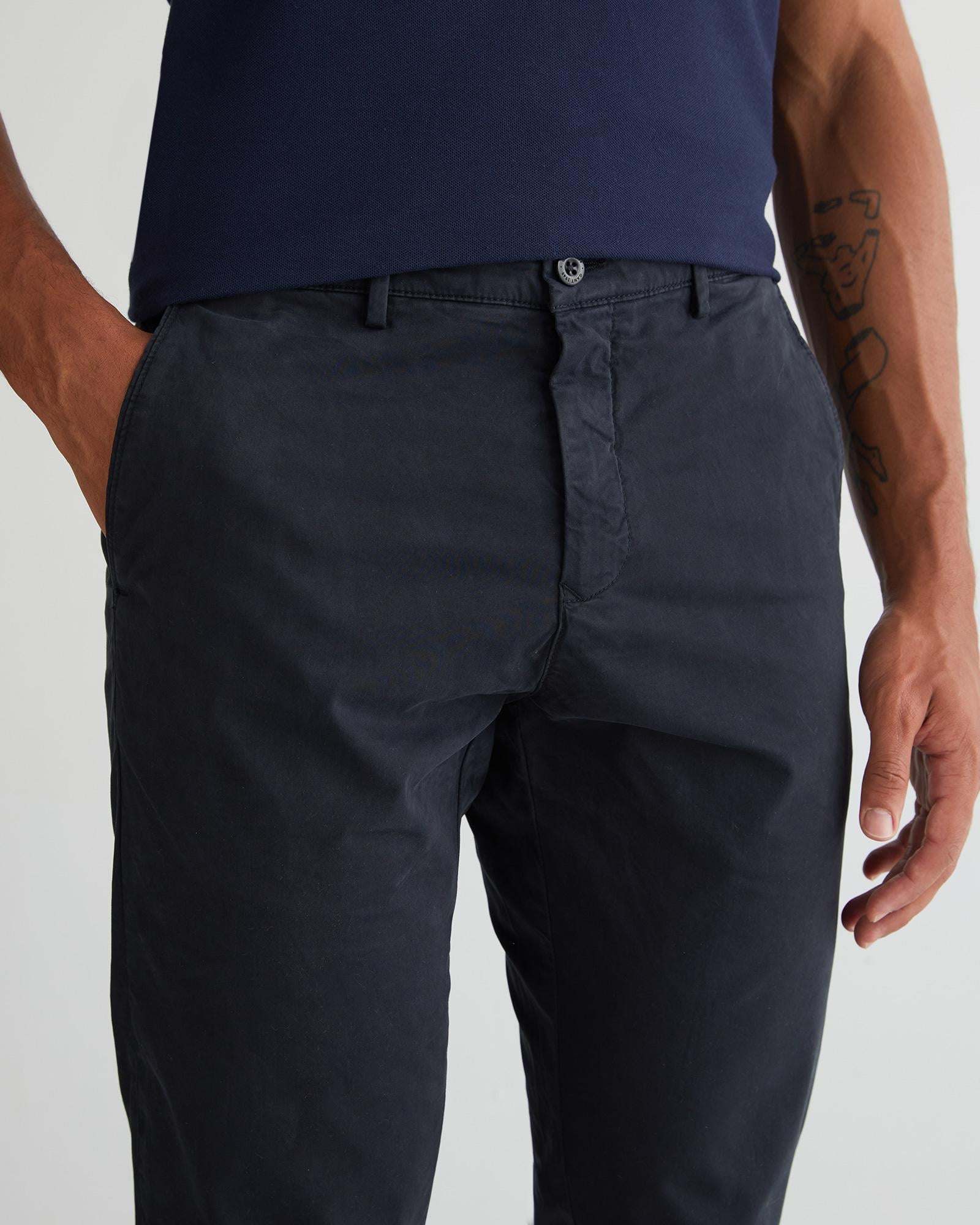 GANT Erkek Siyah Slim Fit Pantolon