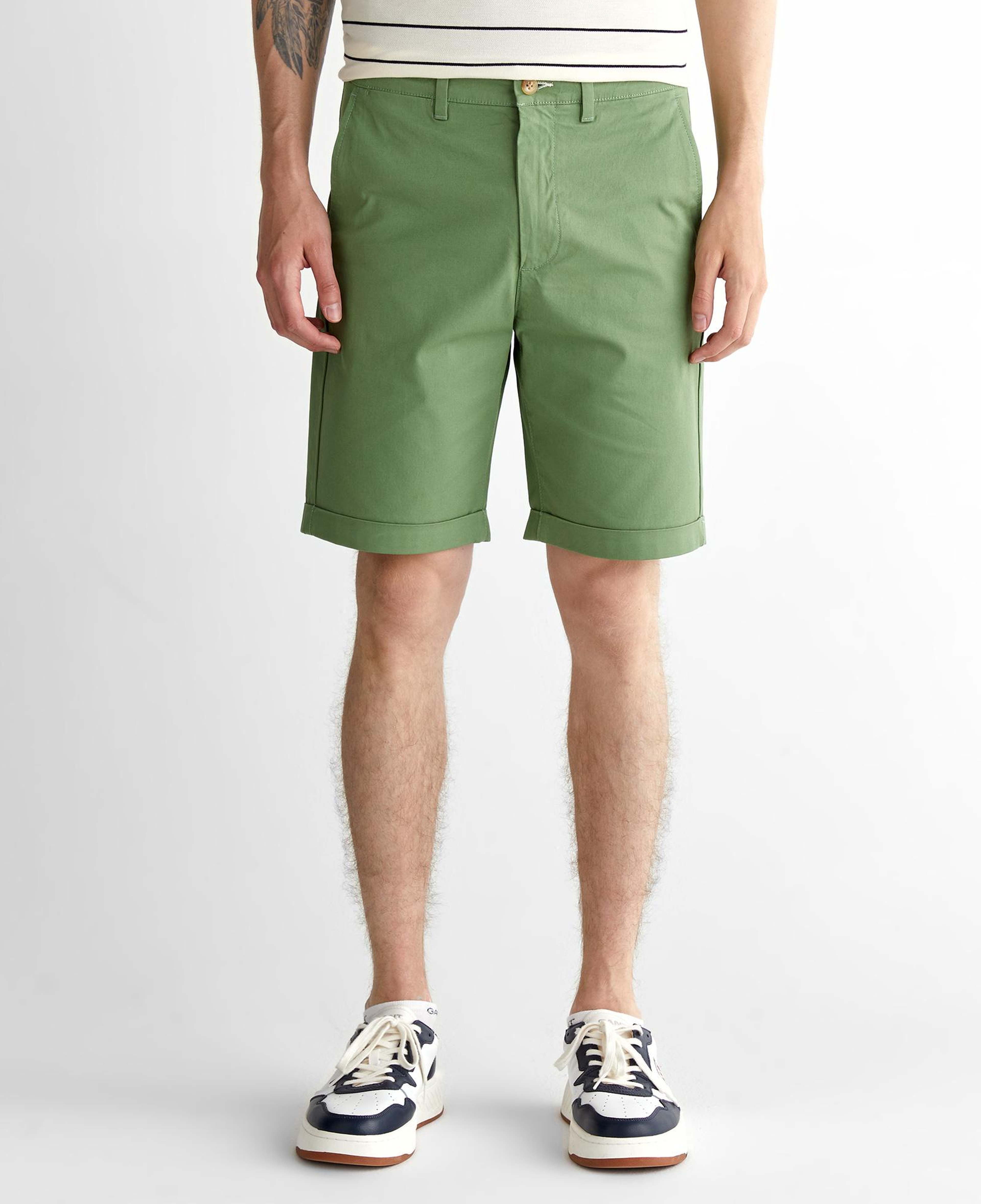 GANT Erkek Yeşil Slim Fit Şort