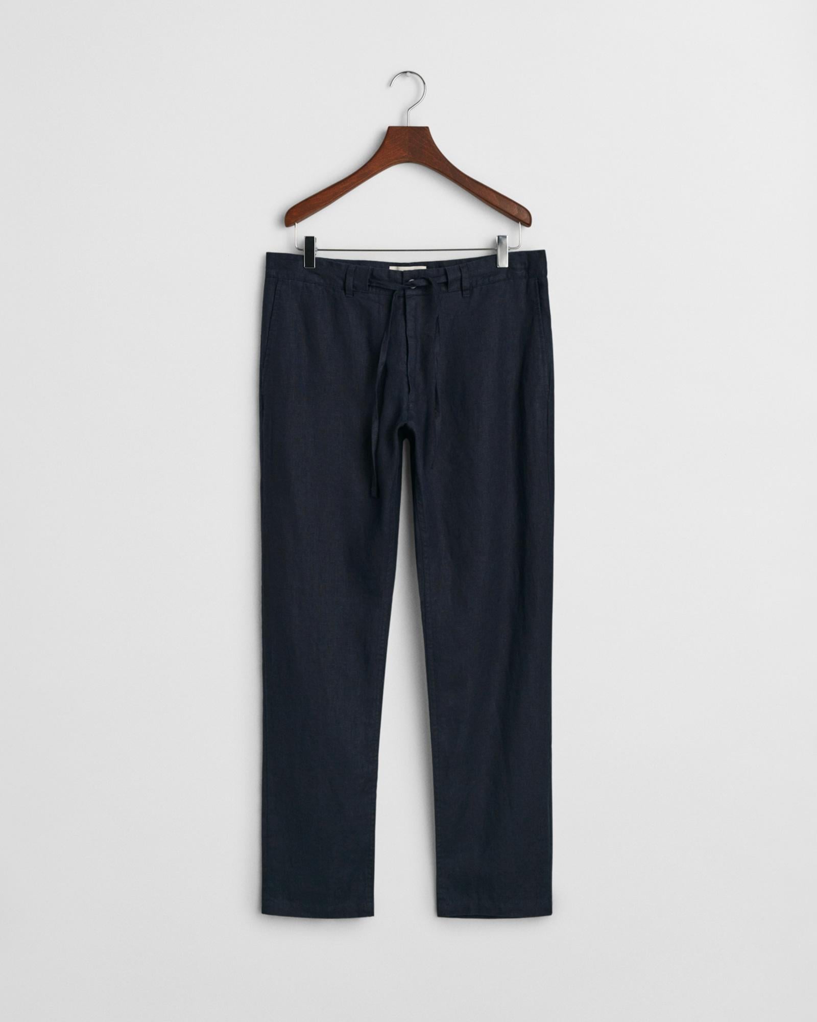 GANT Erkek Lacivert Relaxed Fit Pantolon