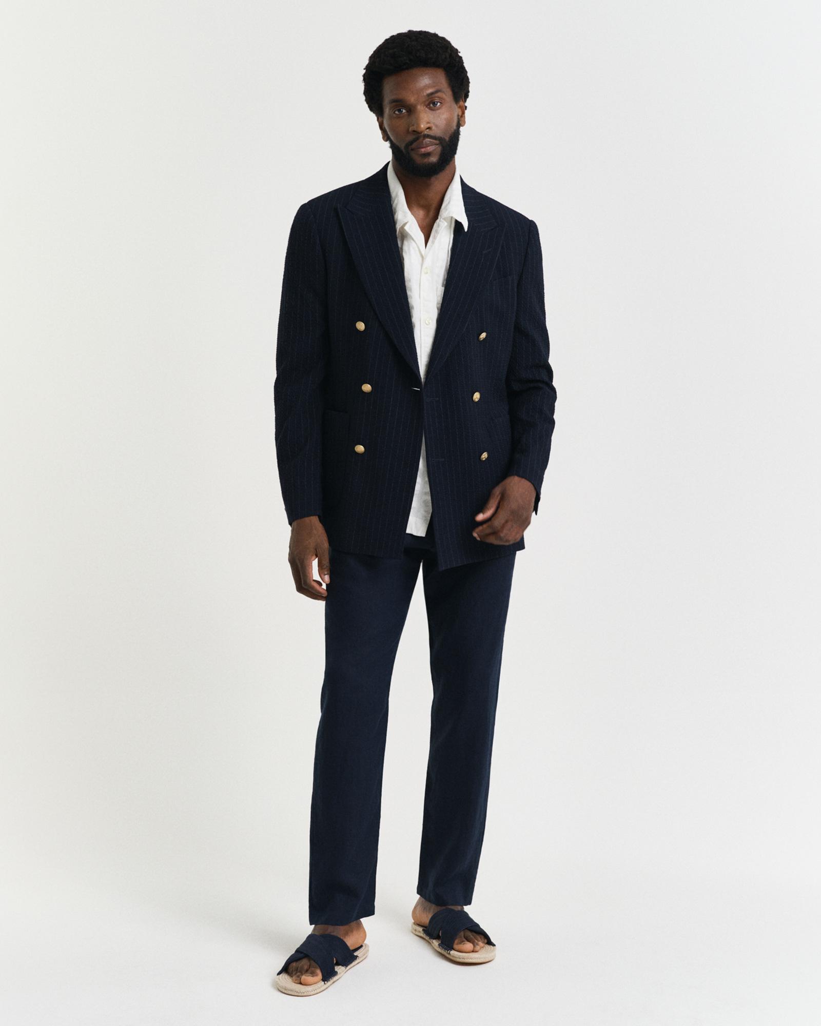 GANT Erkek Lacivert Relaxed Fit Pantolon