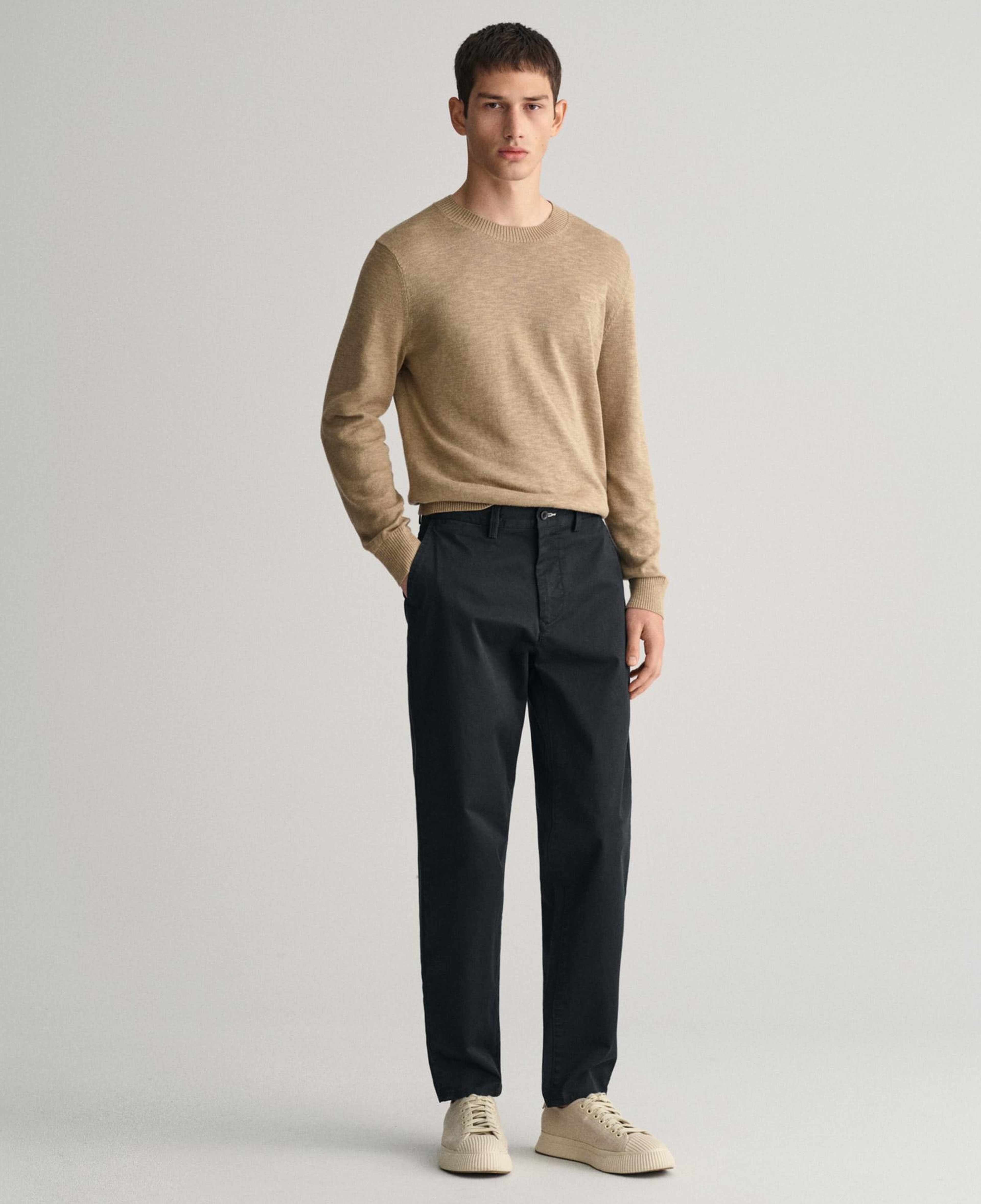 GANT Erkek Siyah Regular Fit Chino Pantolon