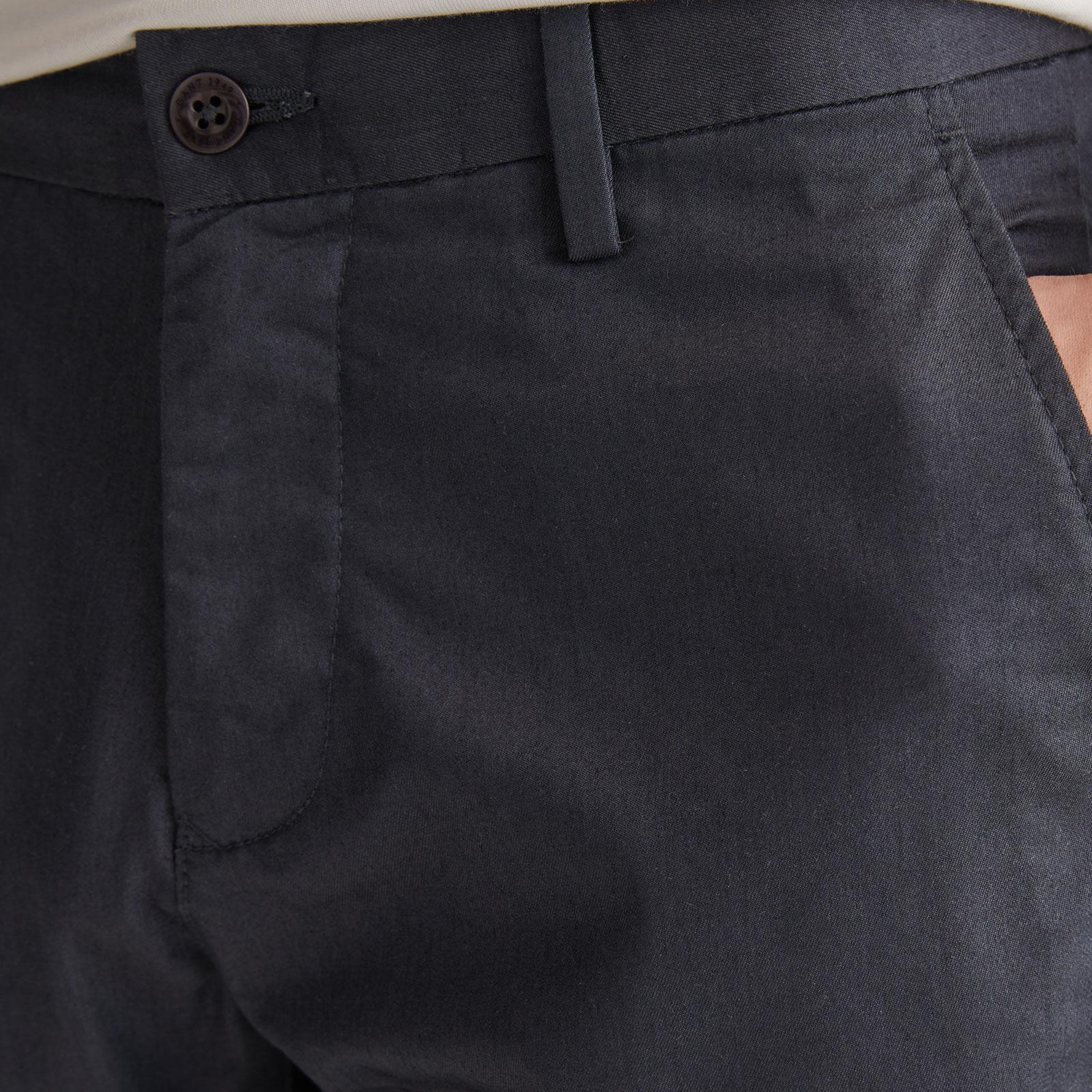 GANT Erkek Gri Slim Fit Şort