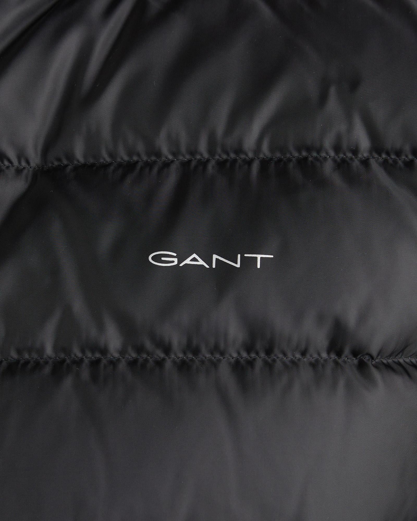 GANT Erkek Siyah Regular Fit Dik Yaka Kaz Tüyü Yelek