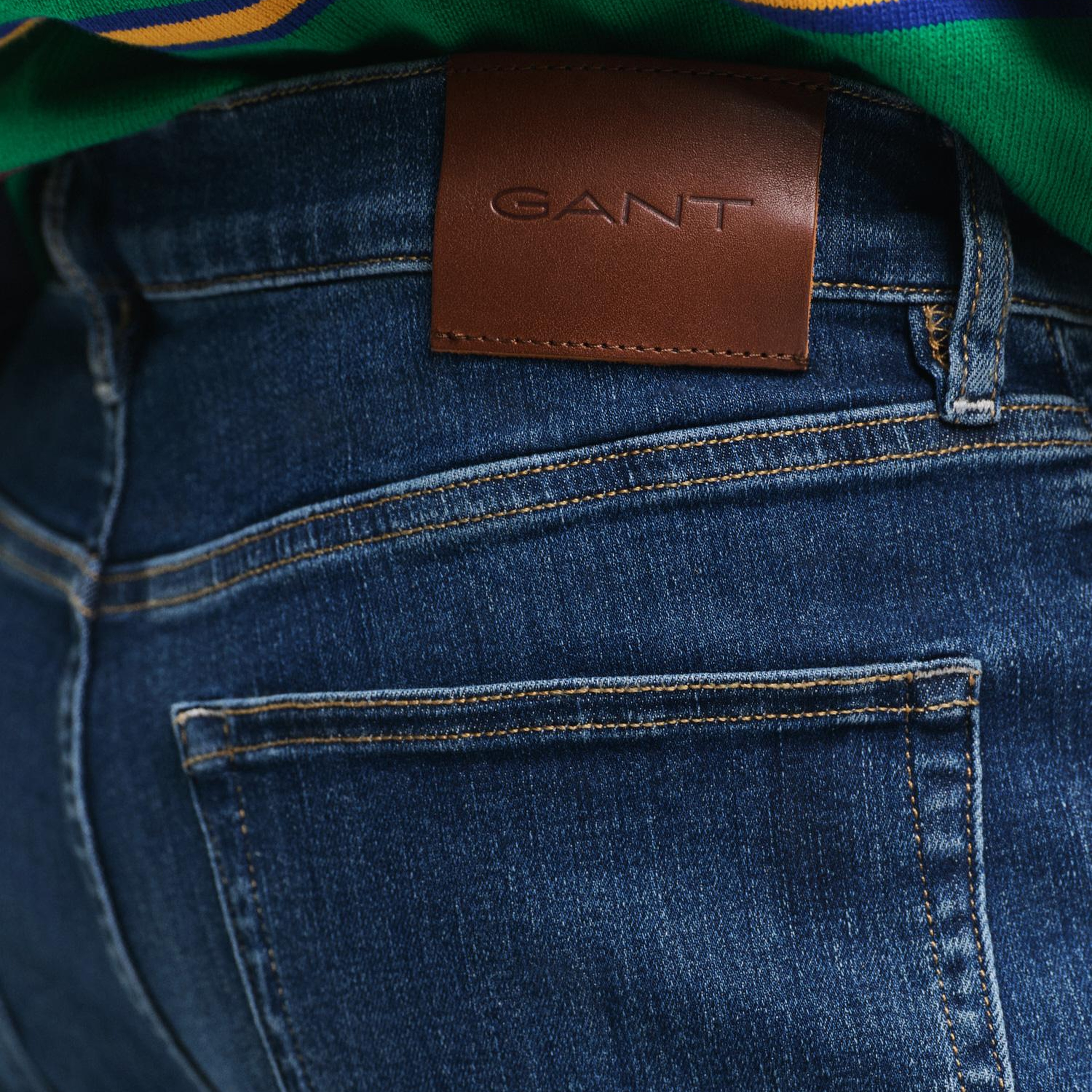 GANT Erkek Mavi Extra Slim Fit Jean