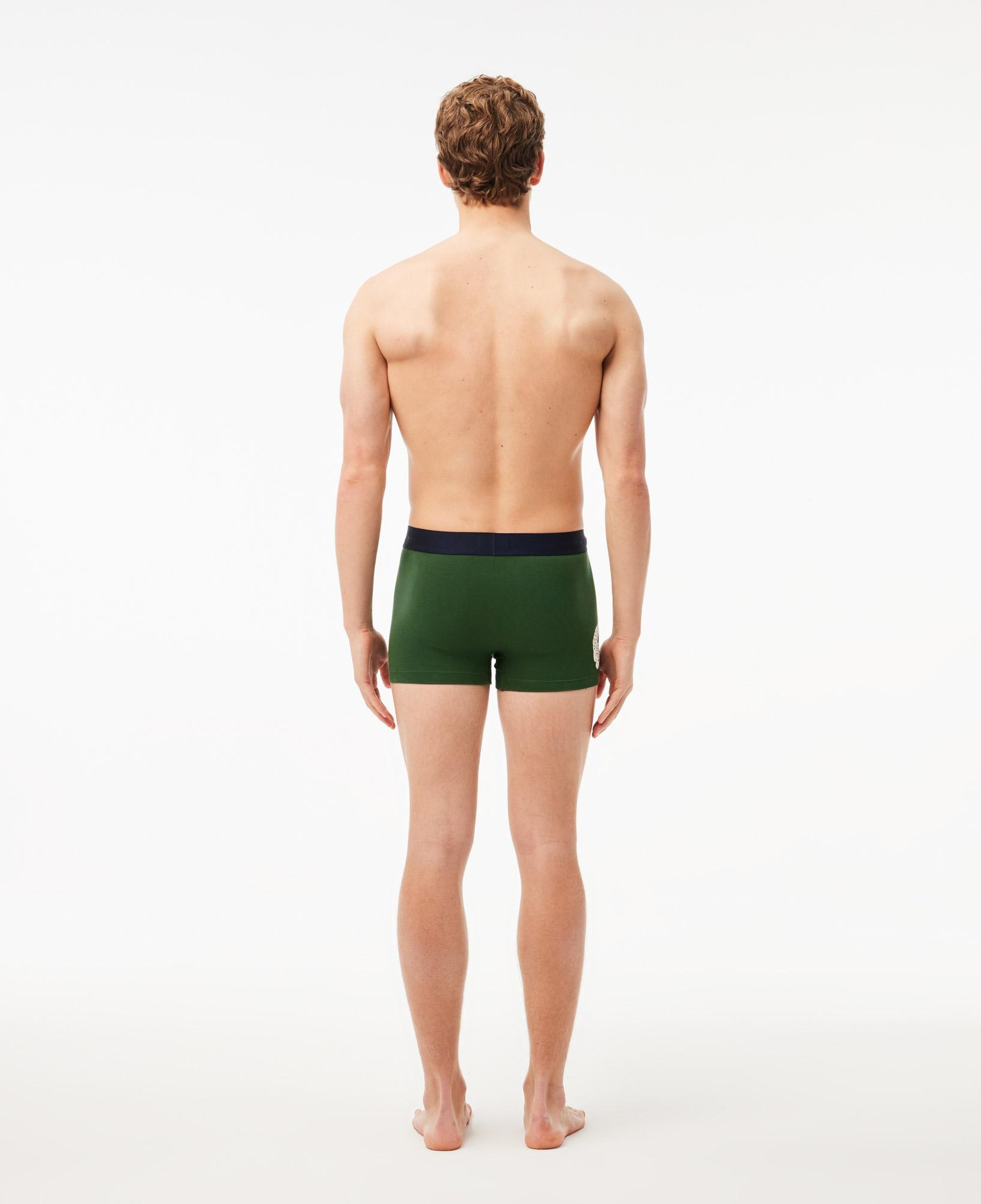 Core Erkek 3'lü Yeşil Boxer