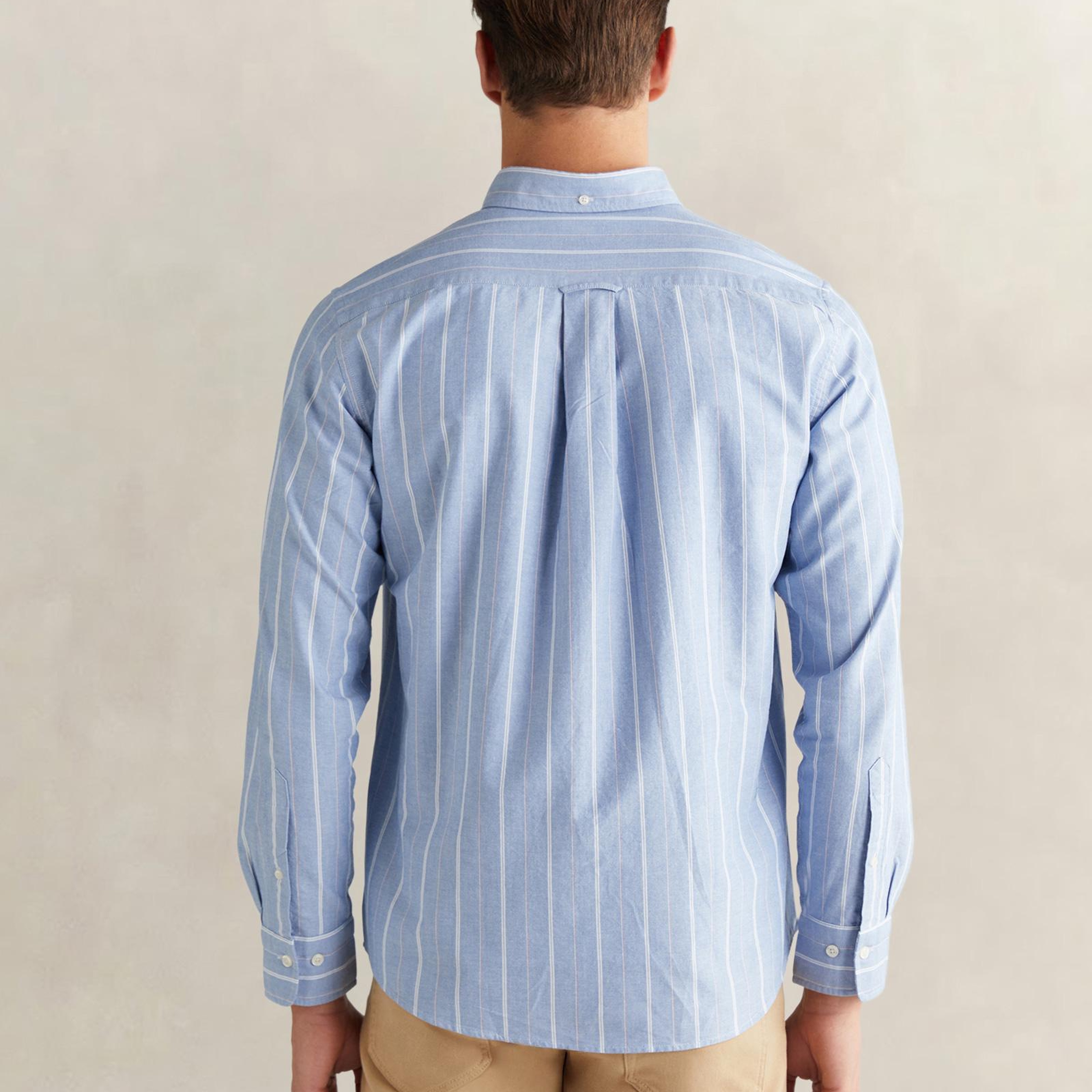 GANT Erkek Mavi Regular Fit Düğmeli Gömlek