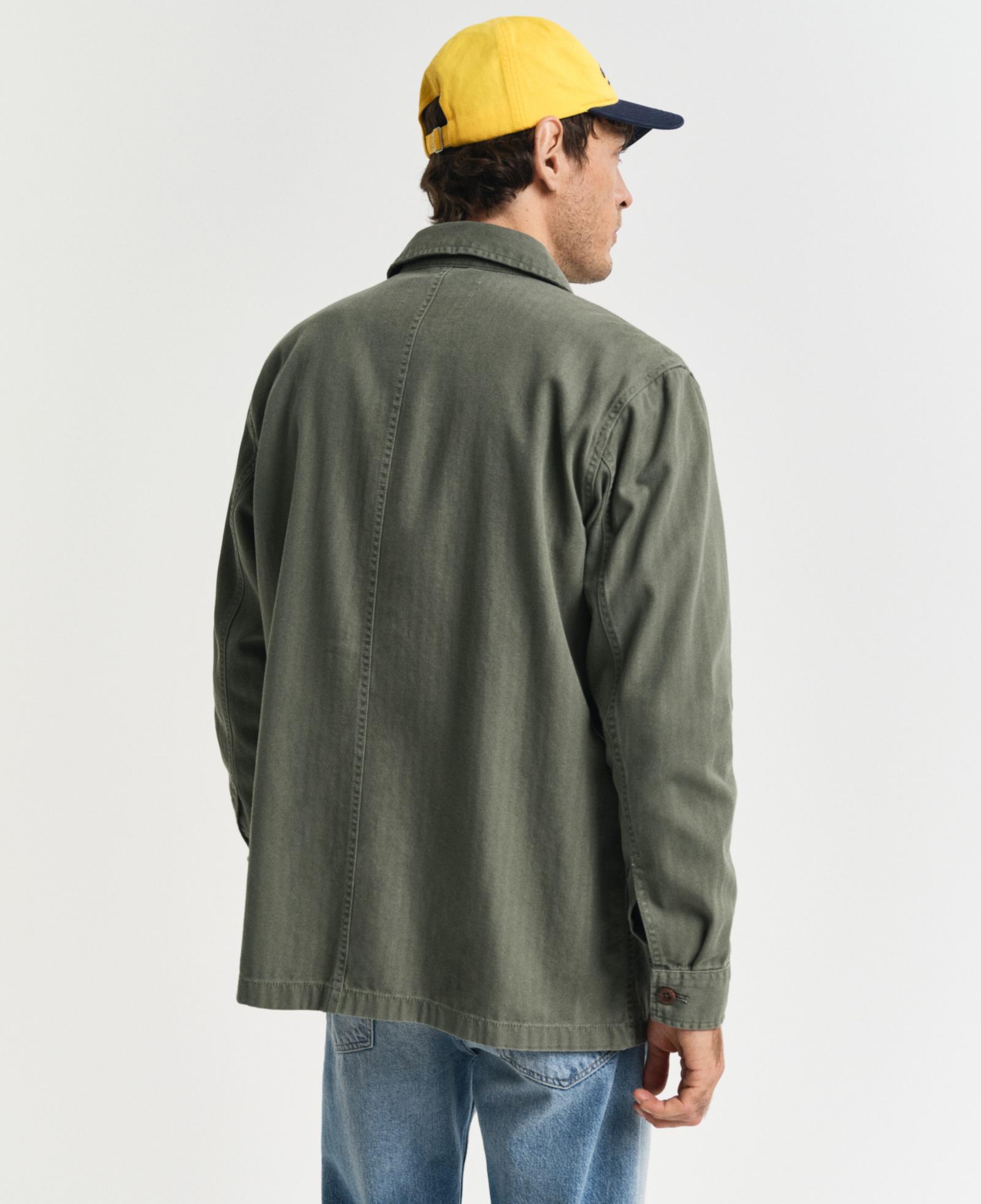 GANT Erkek Yeşil Regular Fit Klasik Yaka Gömlek