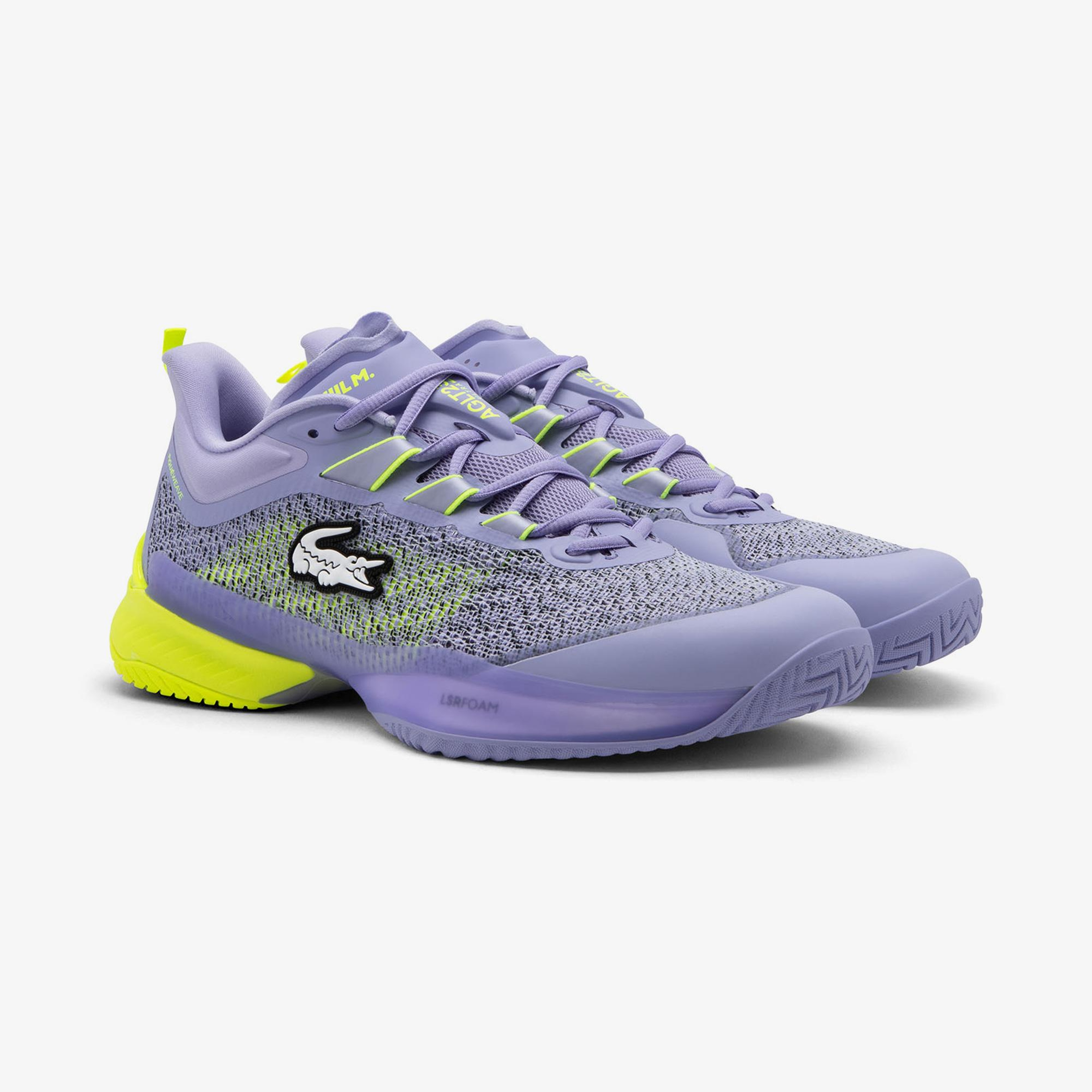 Lacoste AG-LT23 Ultra Erkek Mor Spor Ayakkabı