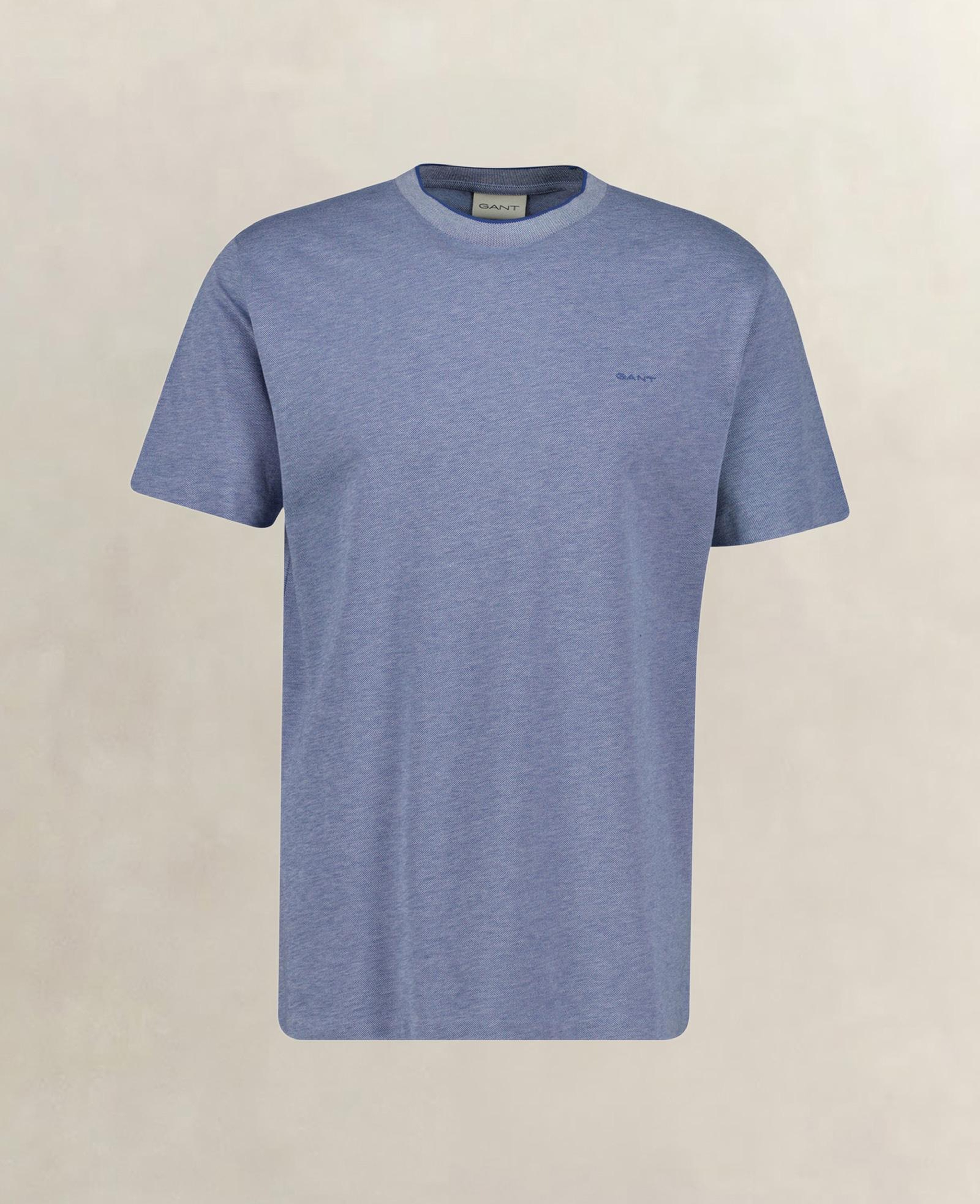 GANT Erkek Mavi Bisiklet Yaka Regular Fit T-Shirt