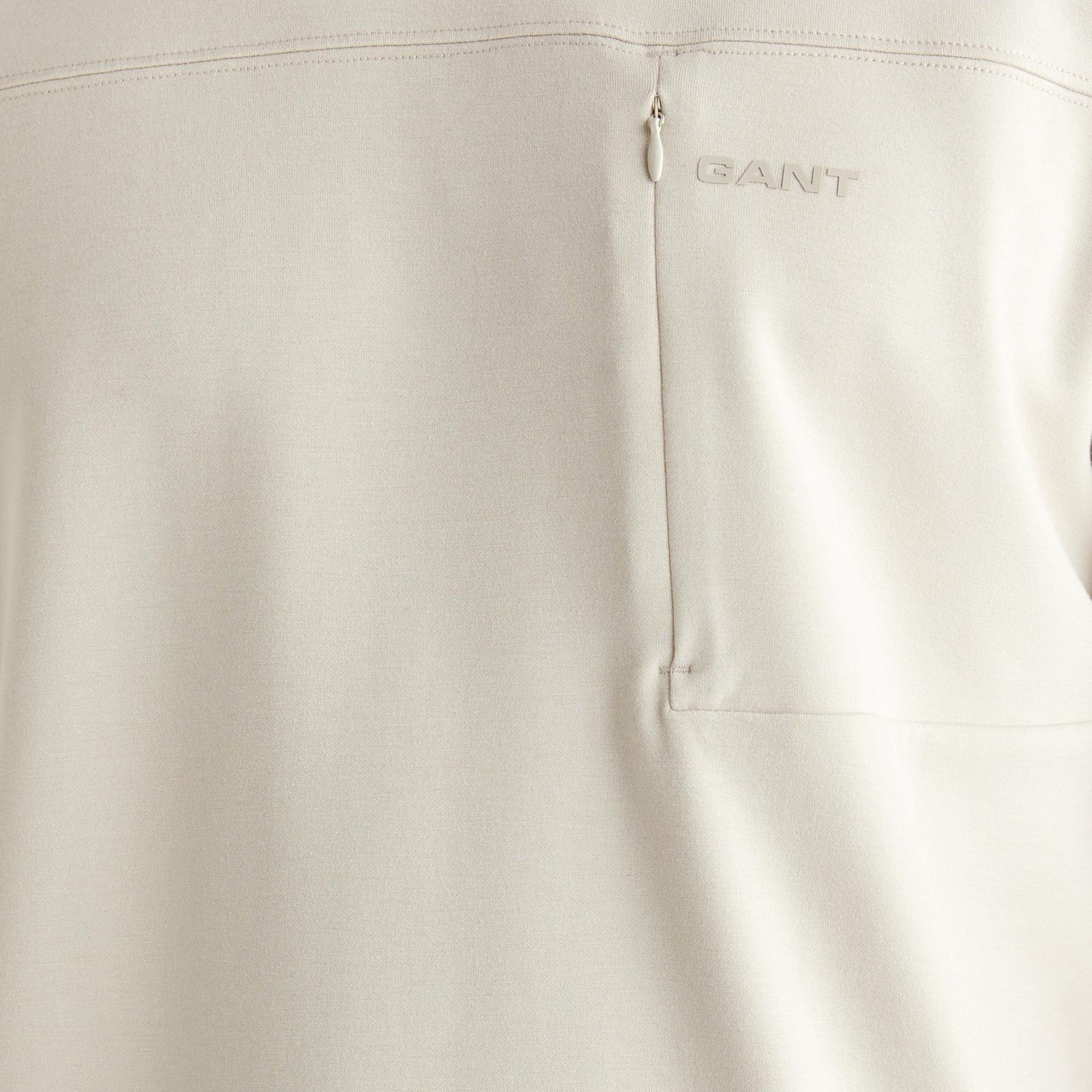 GANT Erkek Krem Bisiklet Yaka Regular Fit T-Shirt