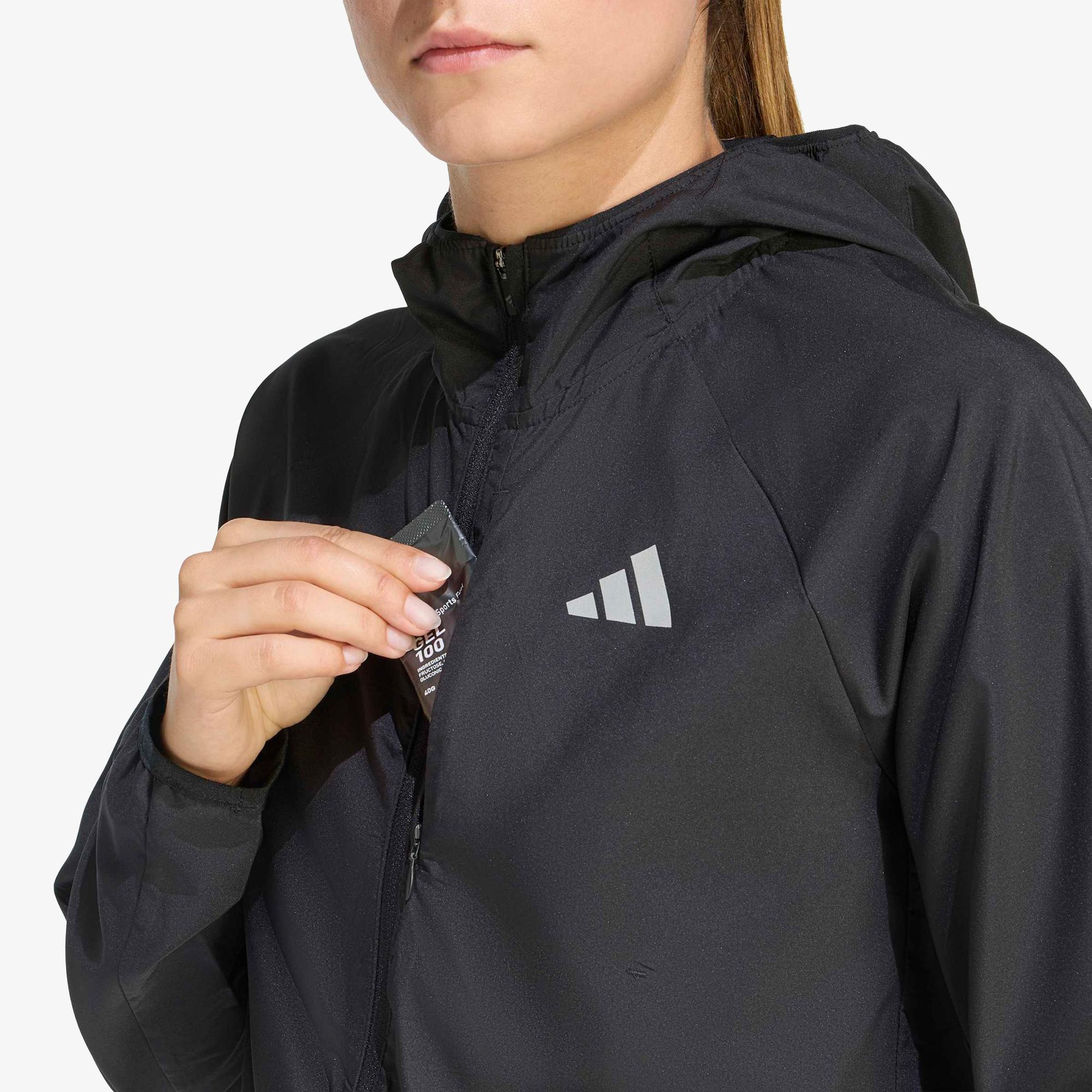 adidas Adi365 Running Essentials Kadın Siyah Koşu Ceketi