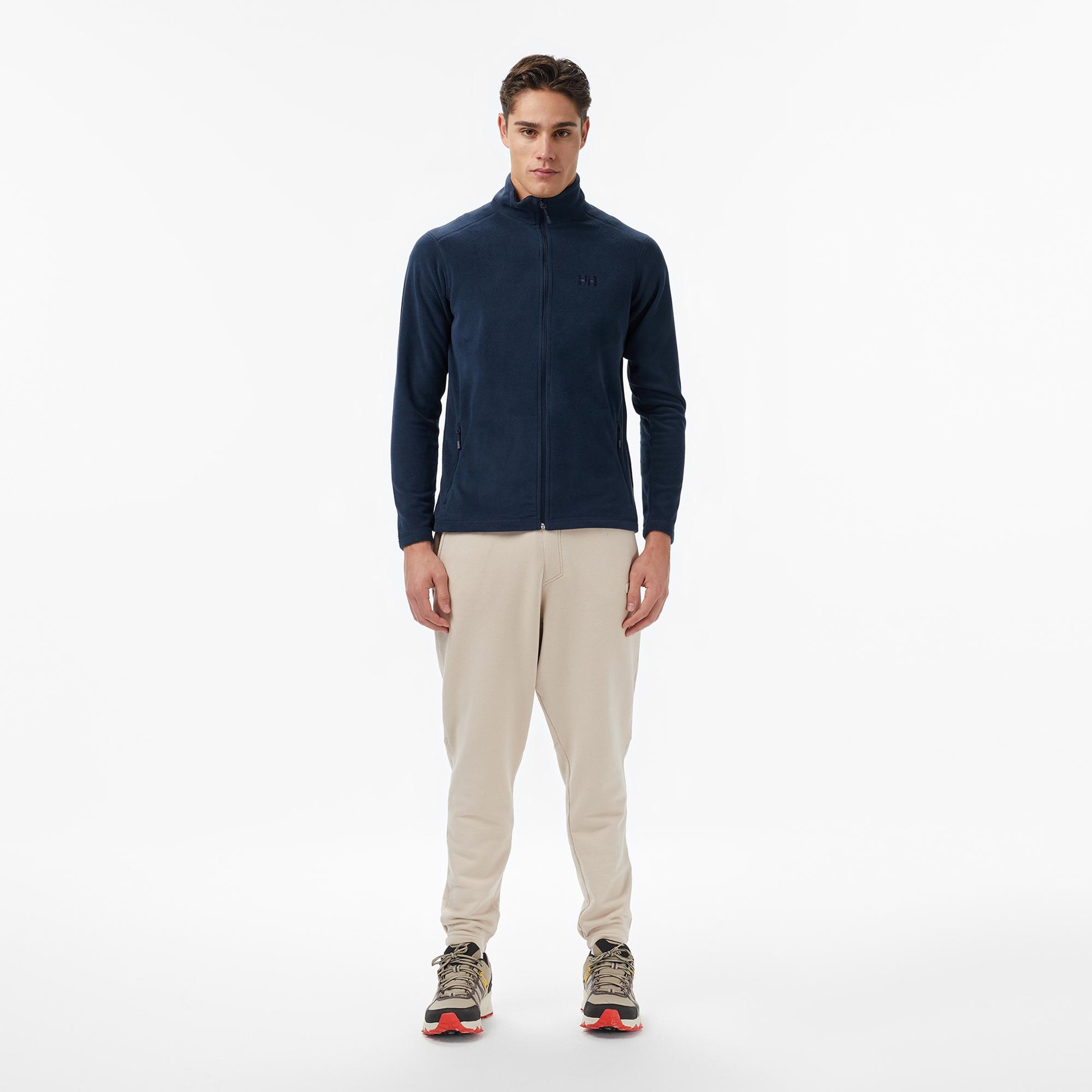 Helly Hansen Fullzip Erkek Lacivert Outdoor Polar Mont