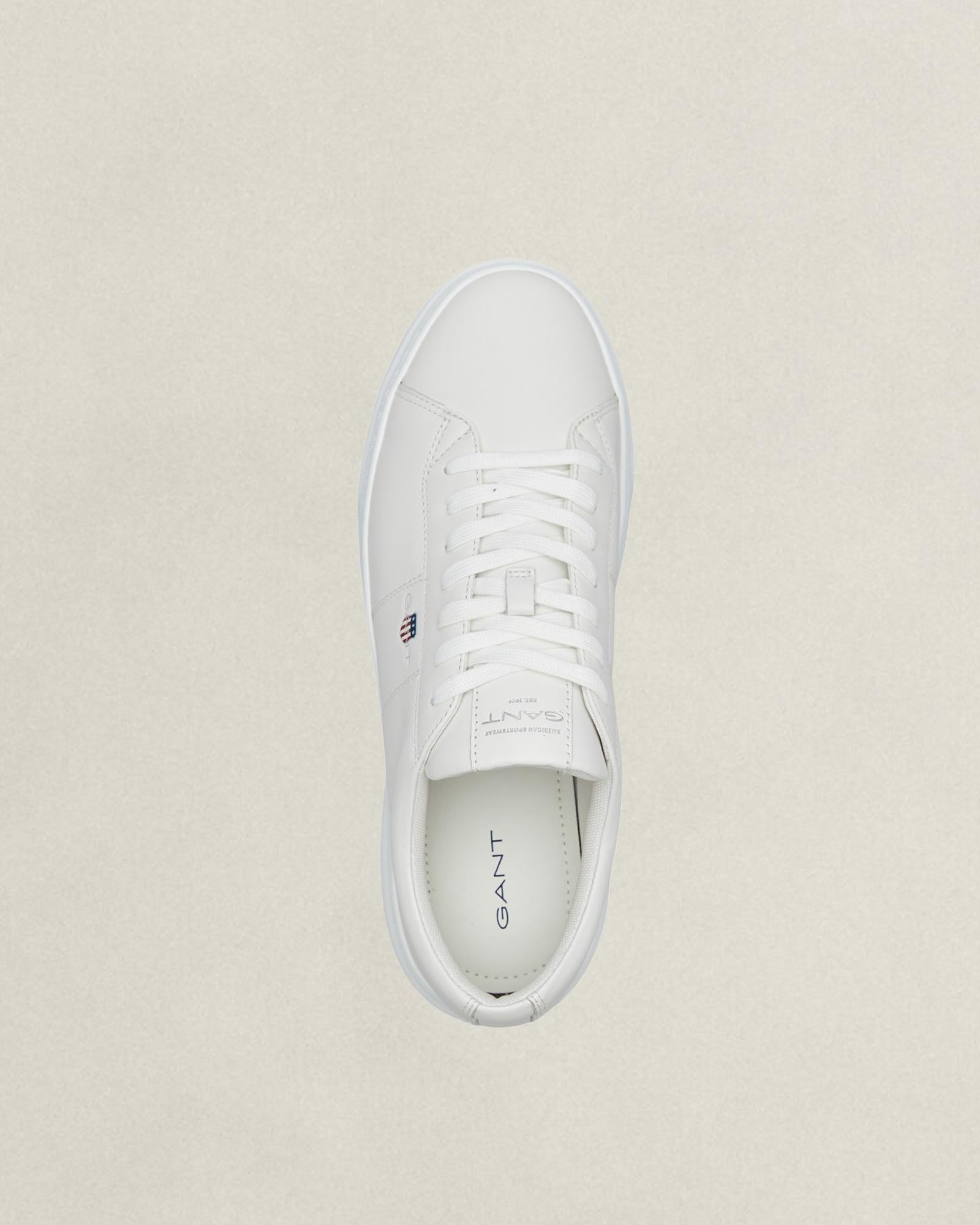 GANT Erkek Beyaz Standart Fit  Spor Ayakkabı & Sneaker