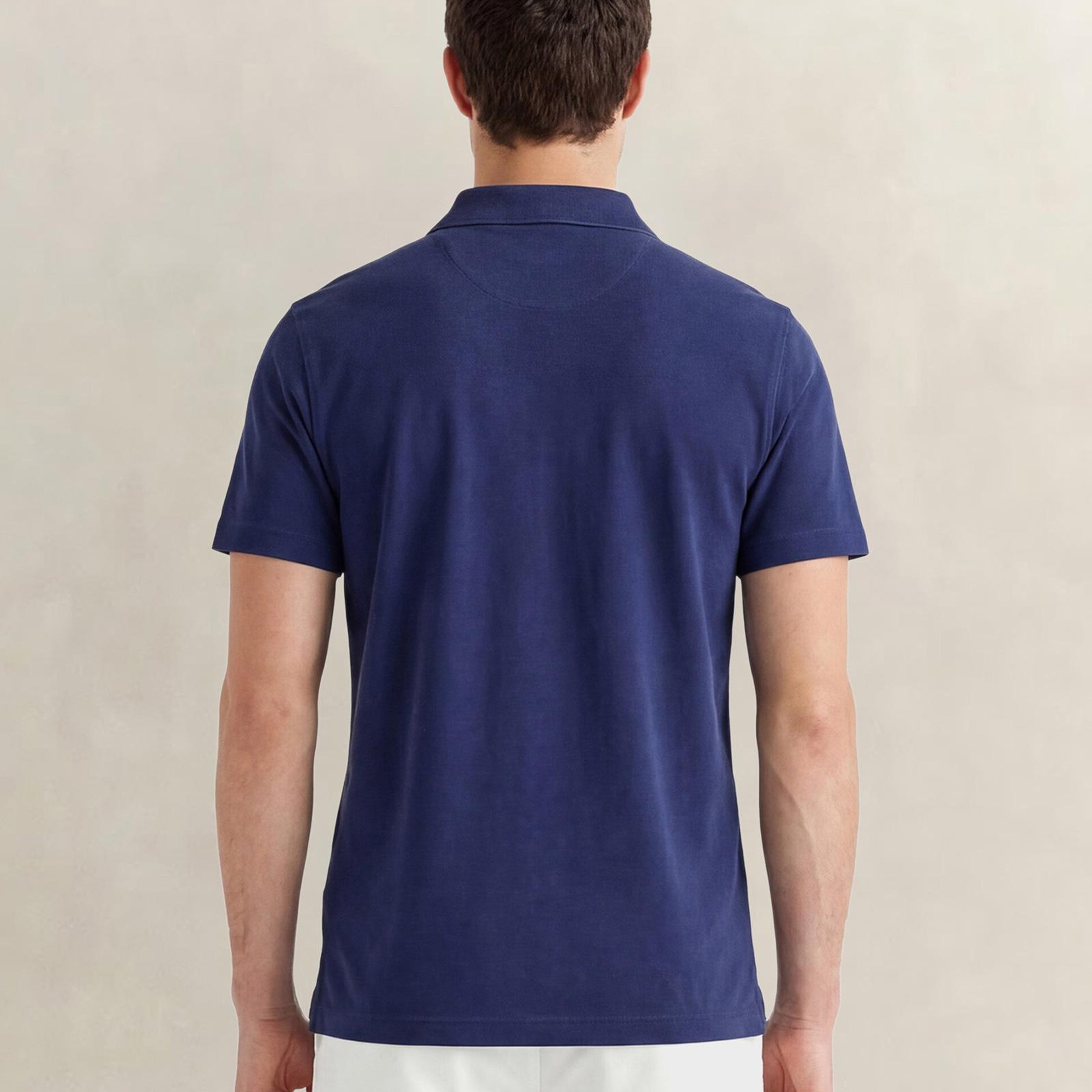 GANT Erkek Mavi Regular Fit Polo Yaka T-Shirt