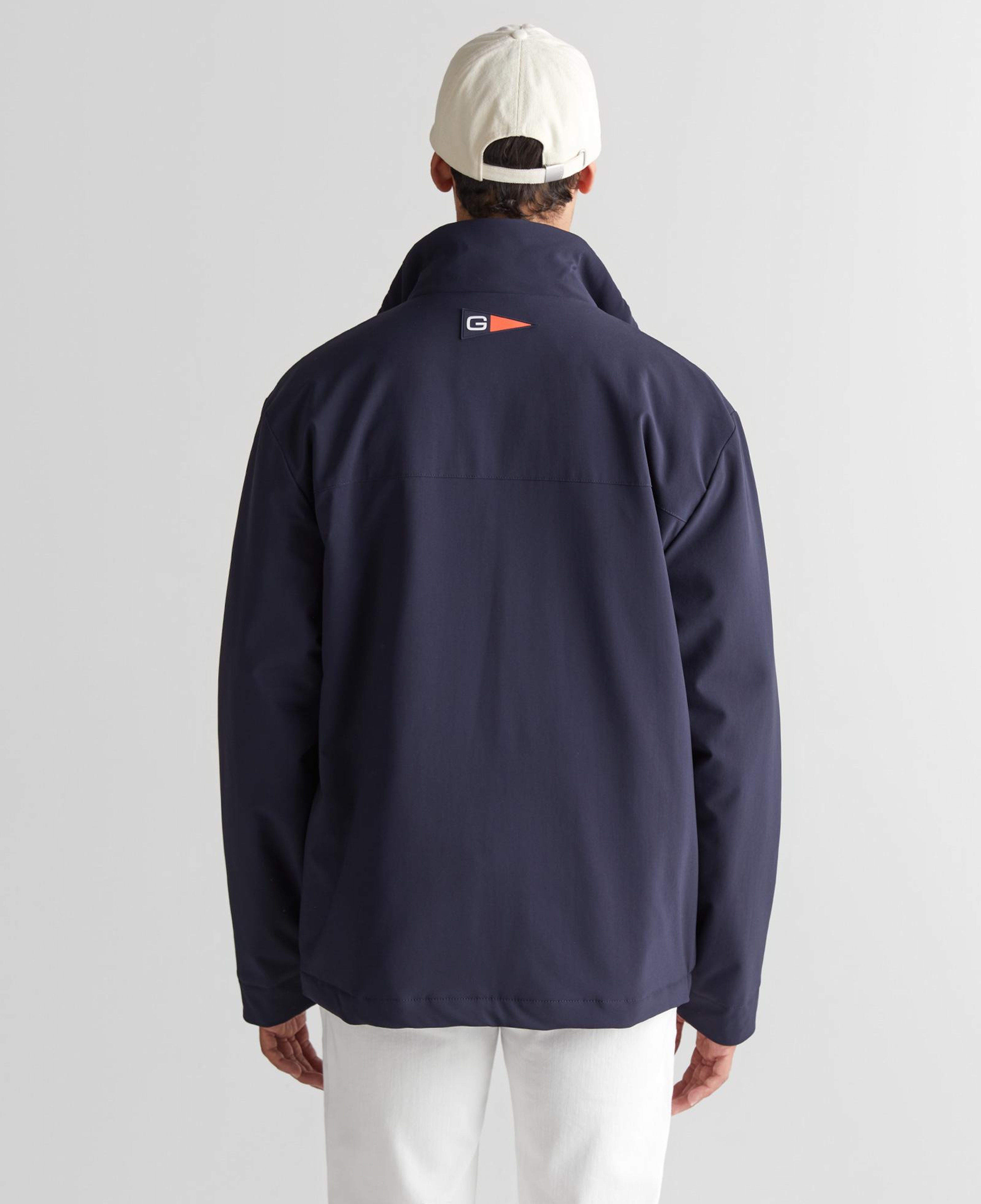GANT Erkek Krem Regular Fit Dik Yaka Renk Bloklu Ceket