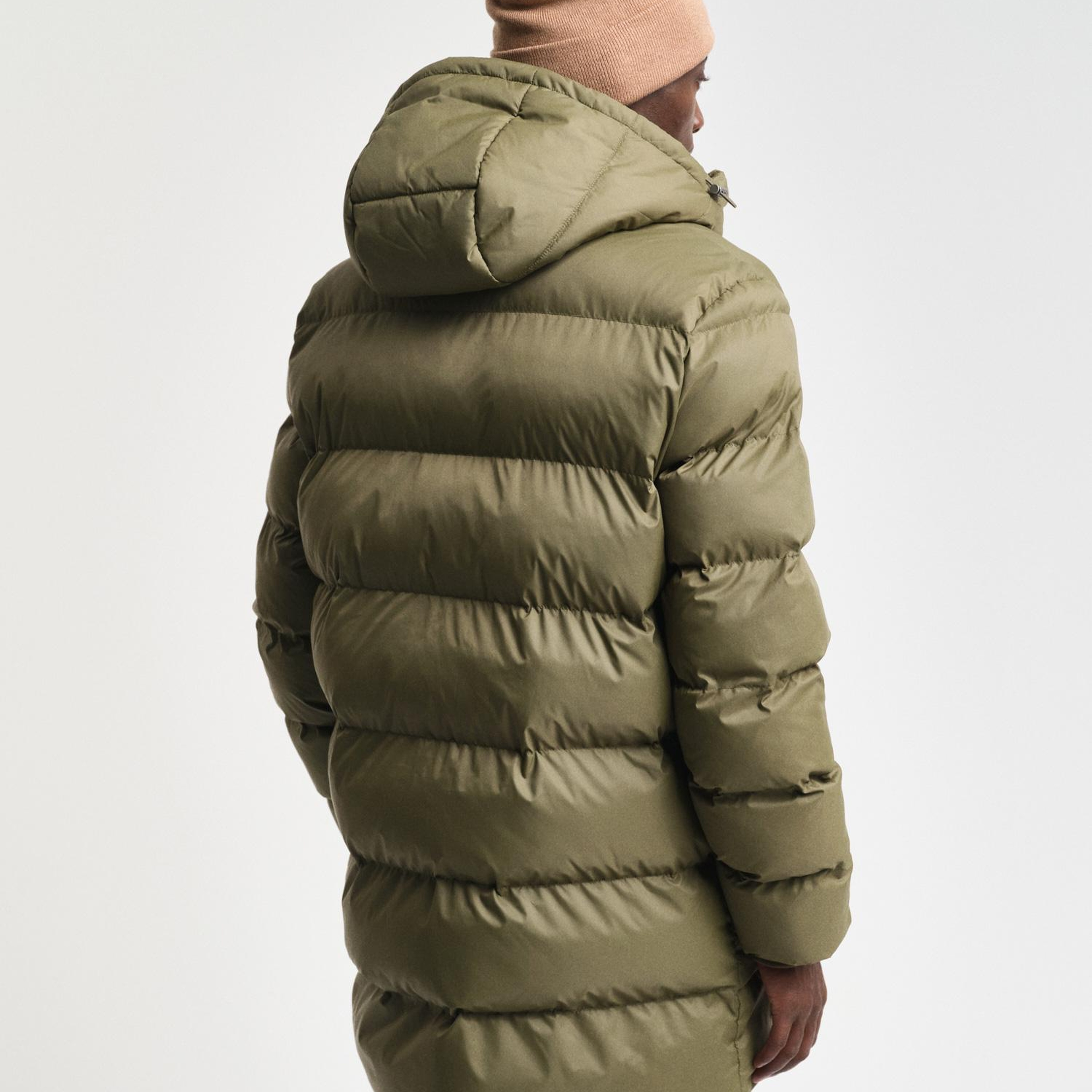 GANT Erkek Yeşil Kapüşonlu Mont