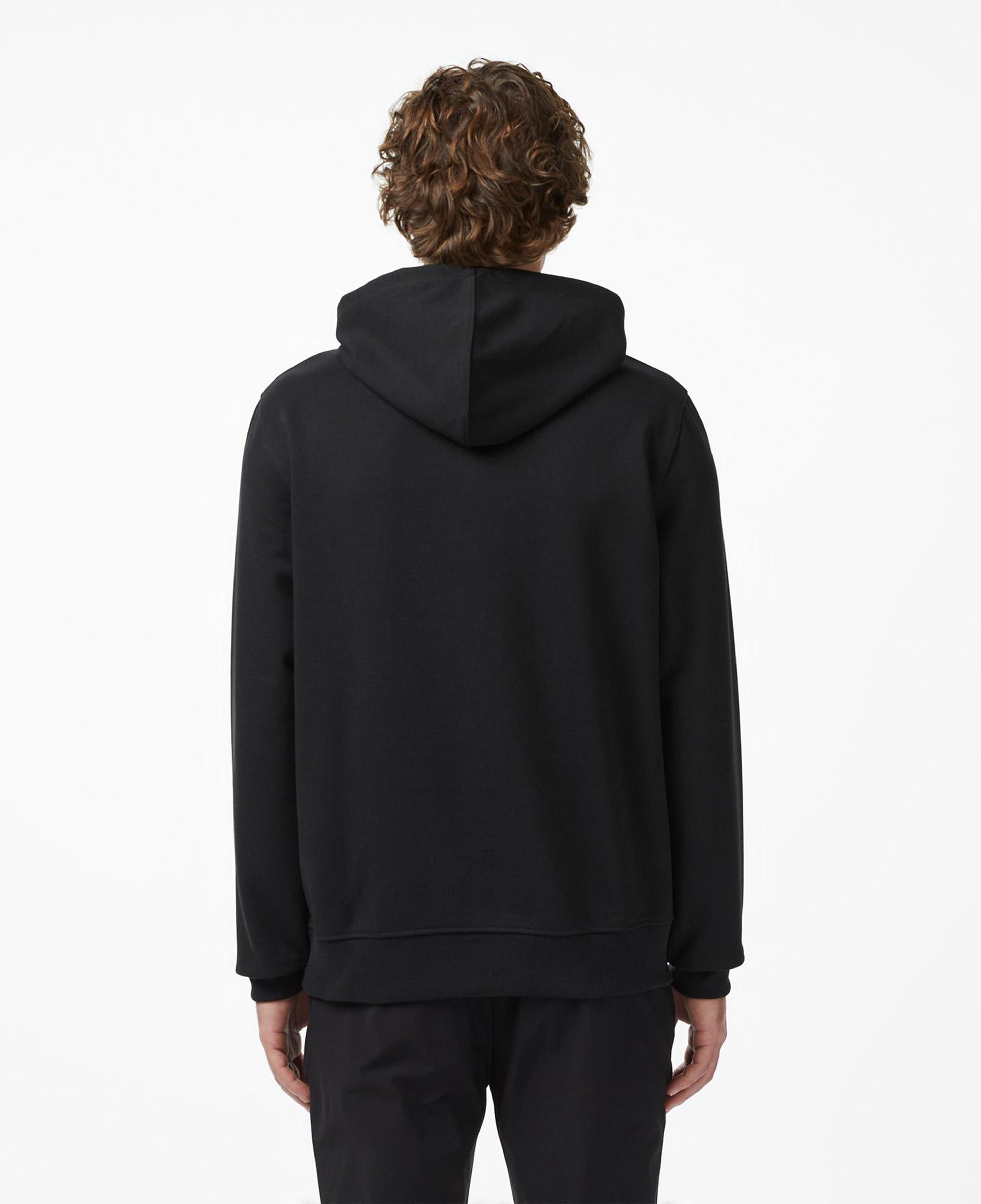 Erkek Classic Fit Kapüşonlu Siyah Sweatshirt