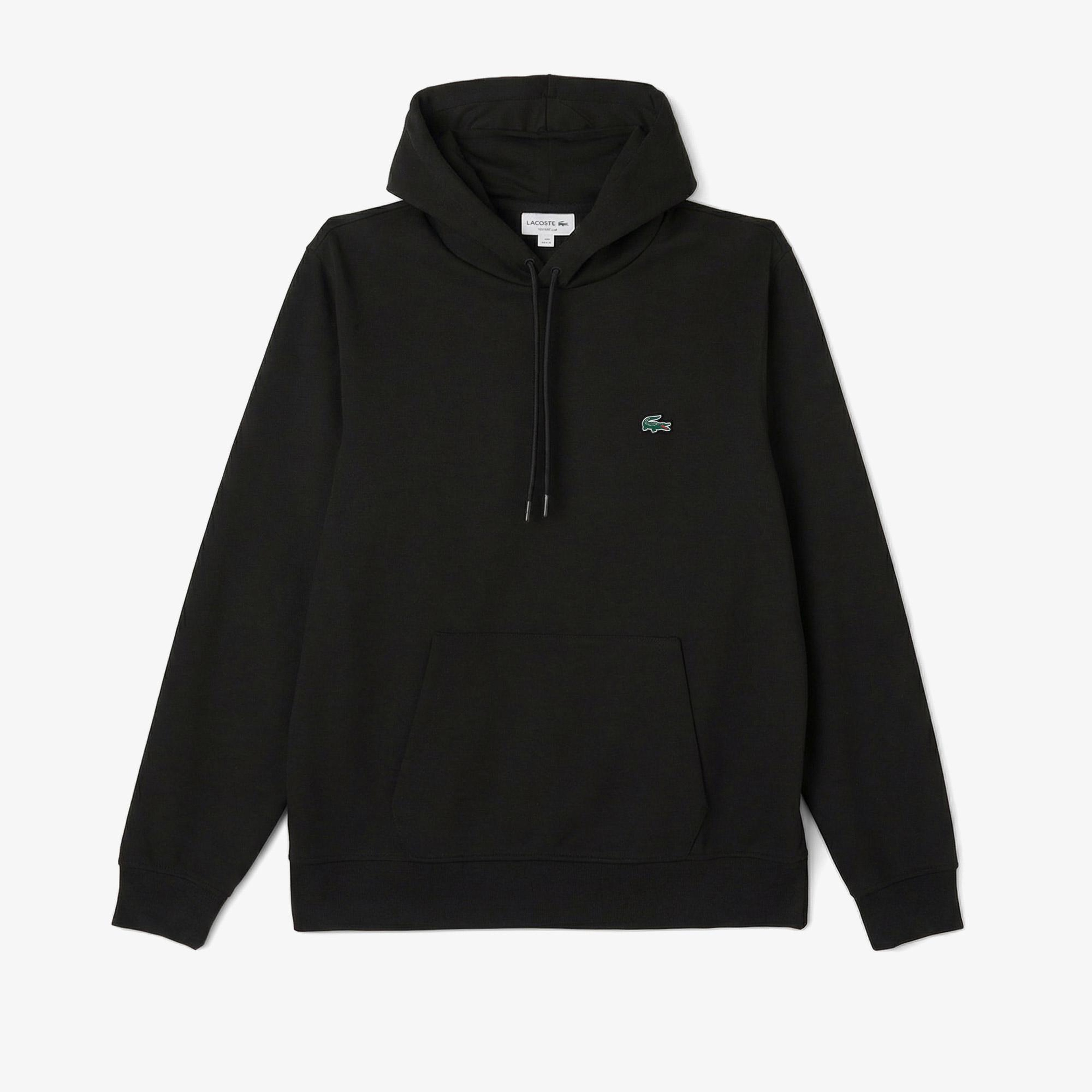 Erkek Classic Fit Kapüşonlu Siyah Sweatshirt
