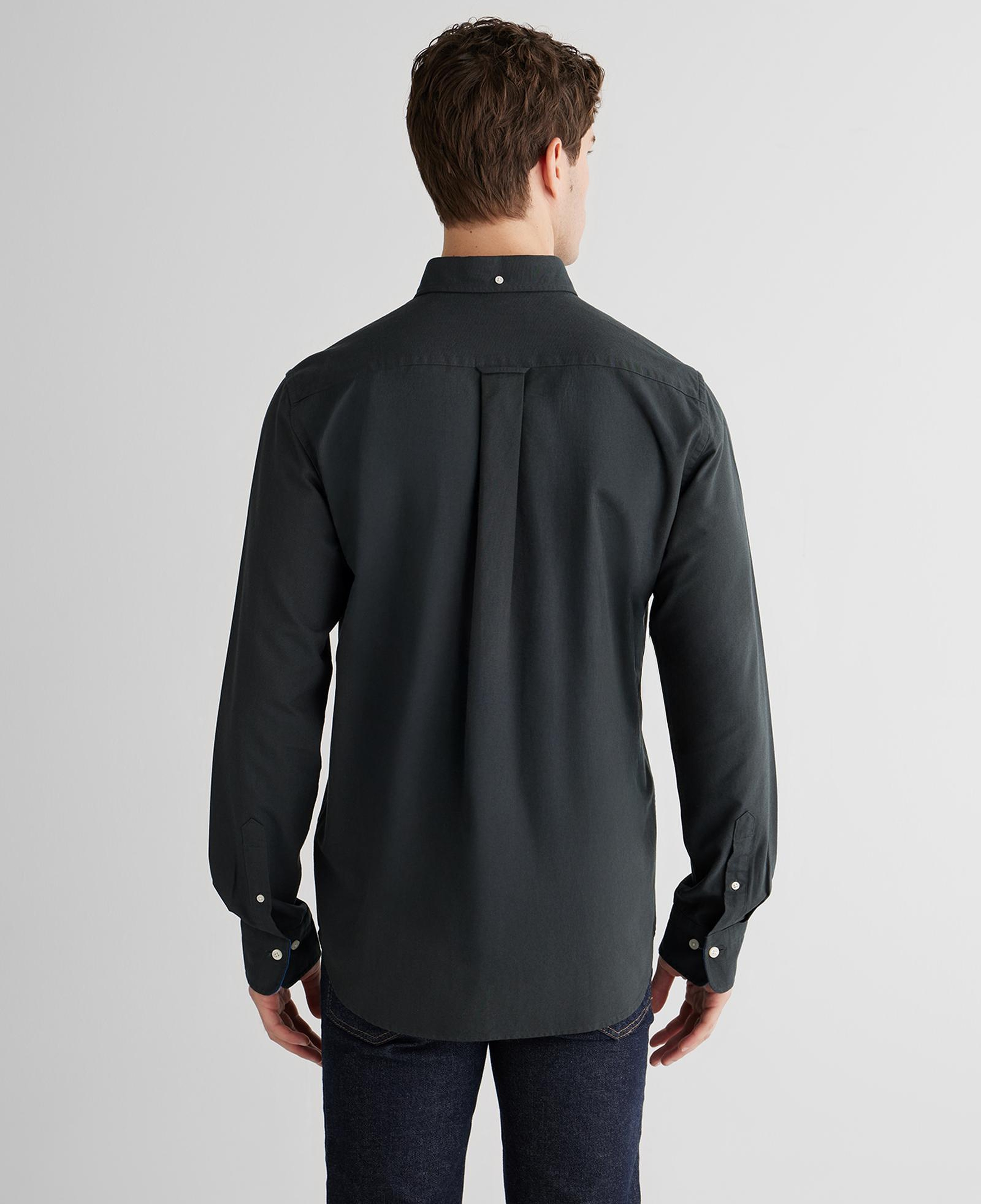 GANT Erkek Siyah Regular Fit Oxford Gömlek