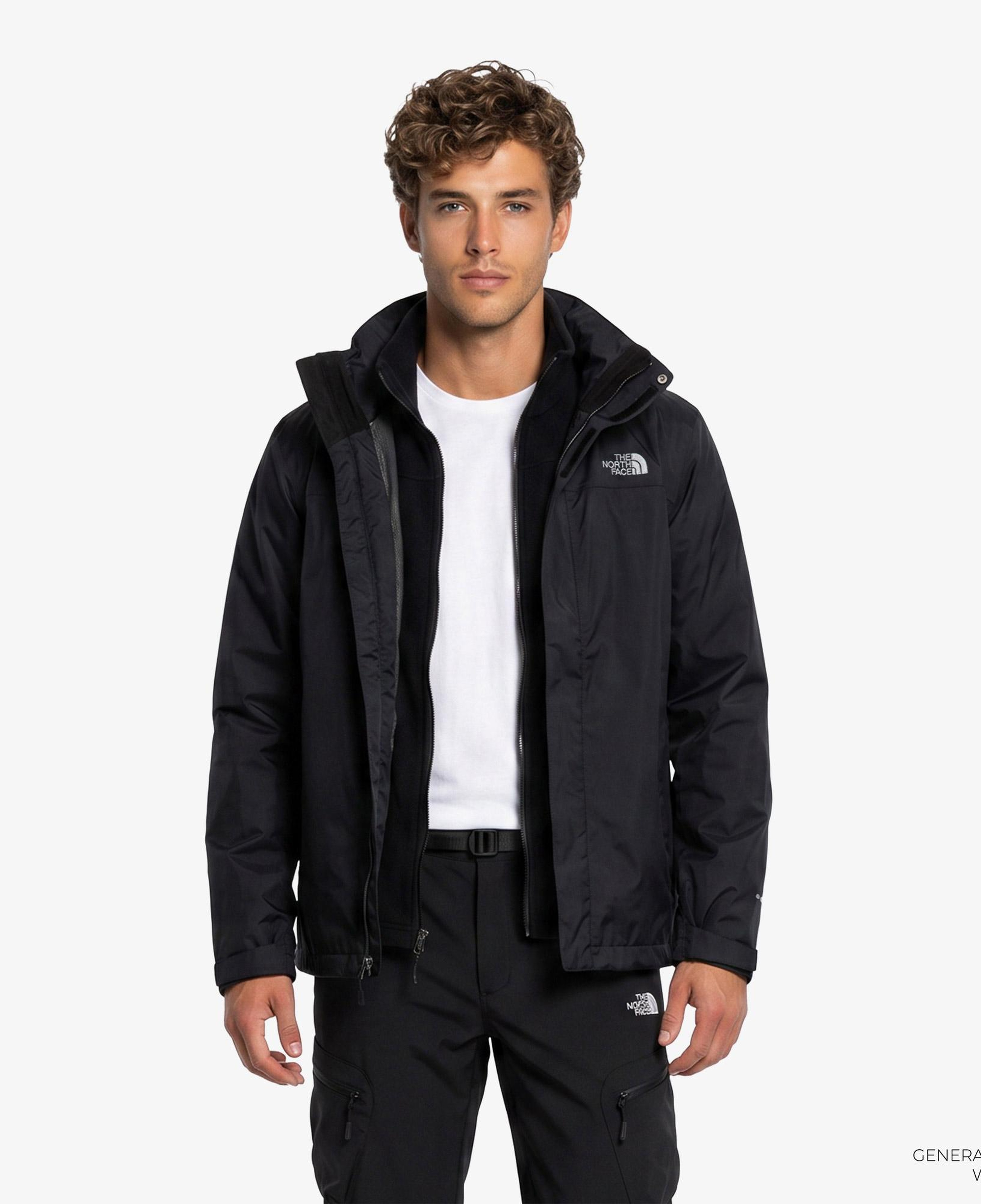 The North Face Evolve II Triclimate 3in1 Erkek Siyah Outdoor Mont