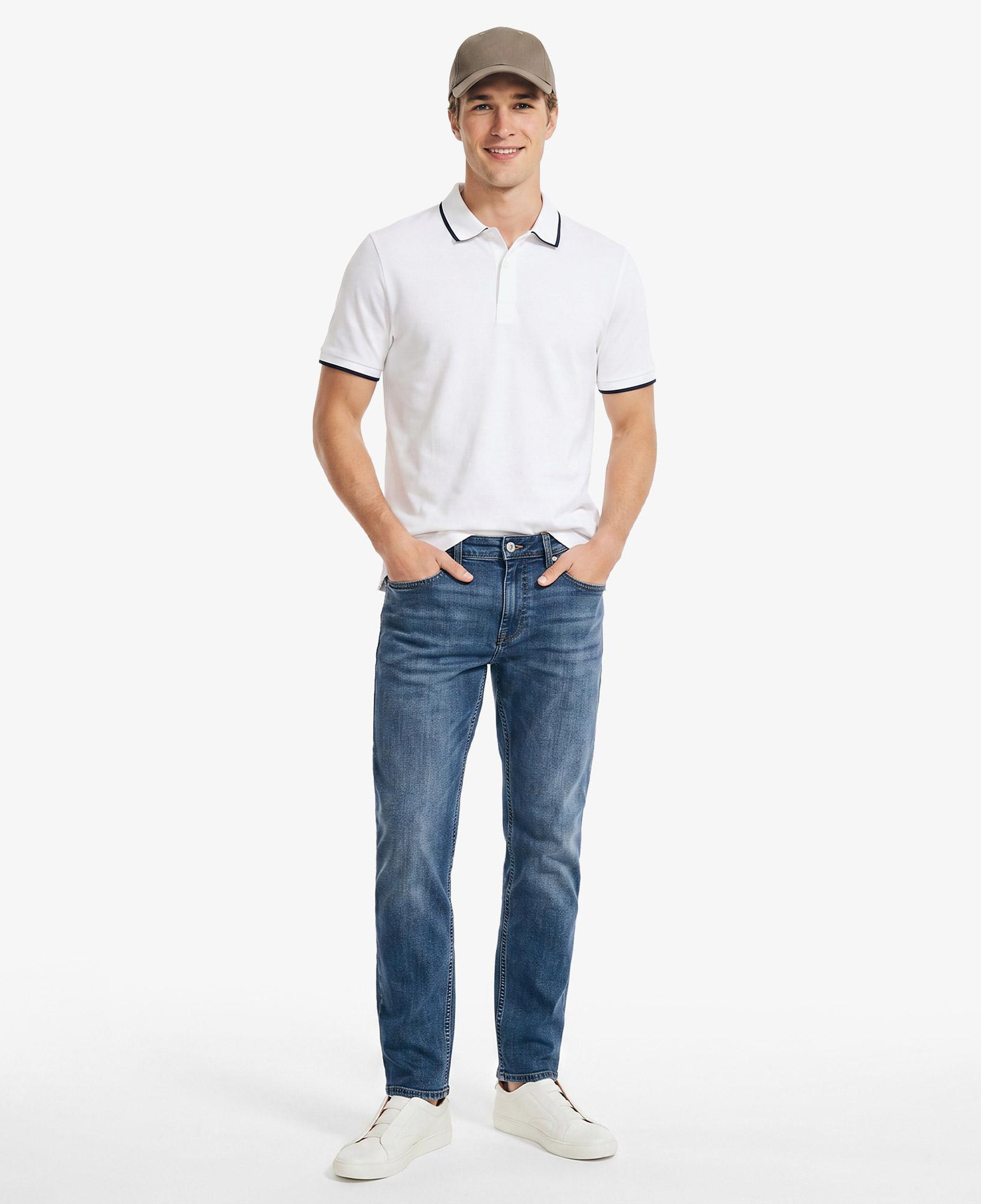 Nautica Erkek Mavi Slim Fit Denim Pantolon