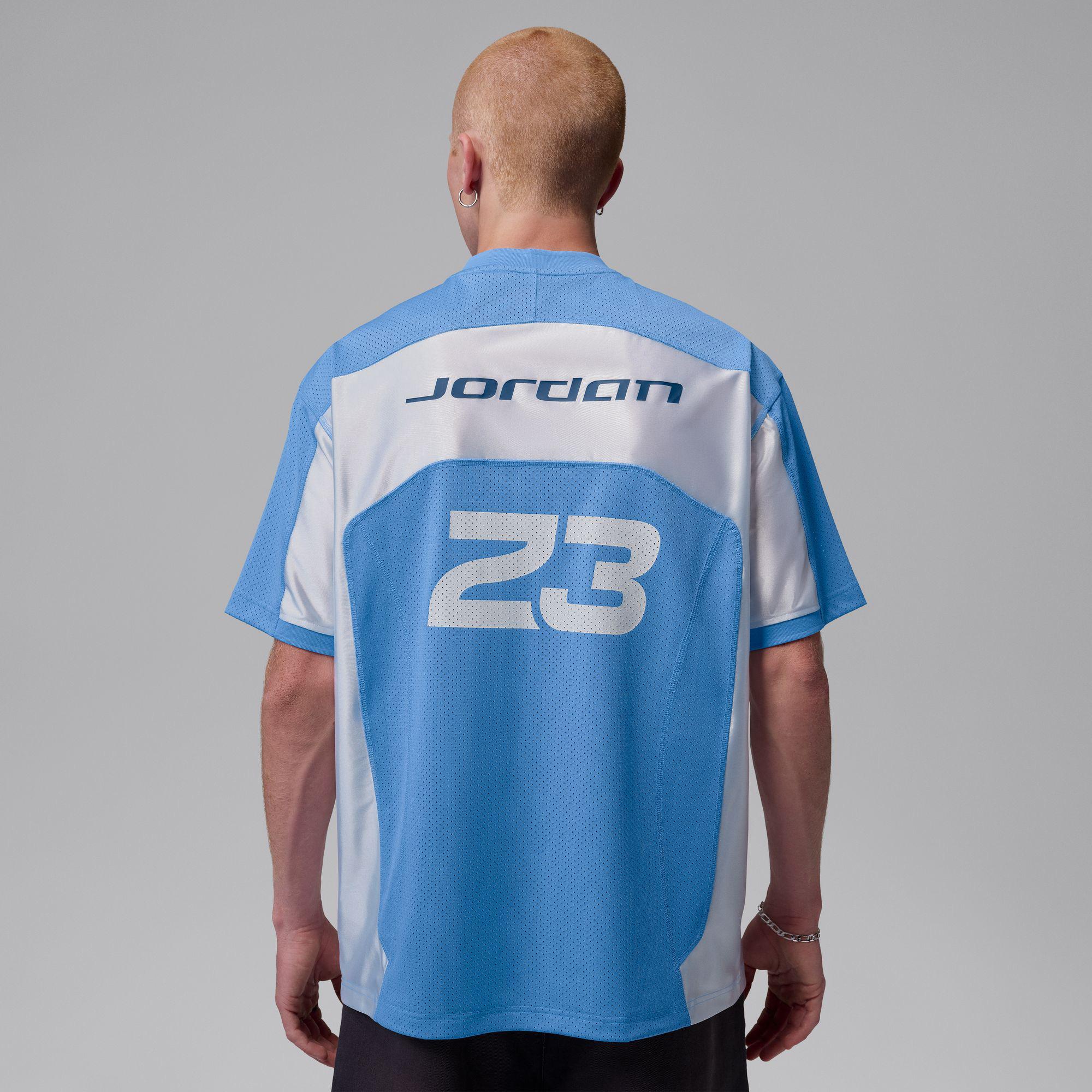 Jordan Flight Jersey Erkek Mavi T-Shirt