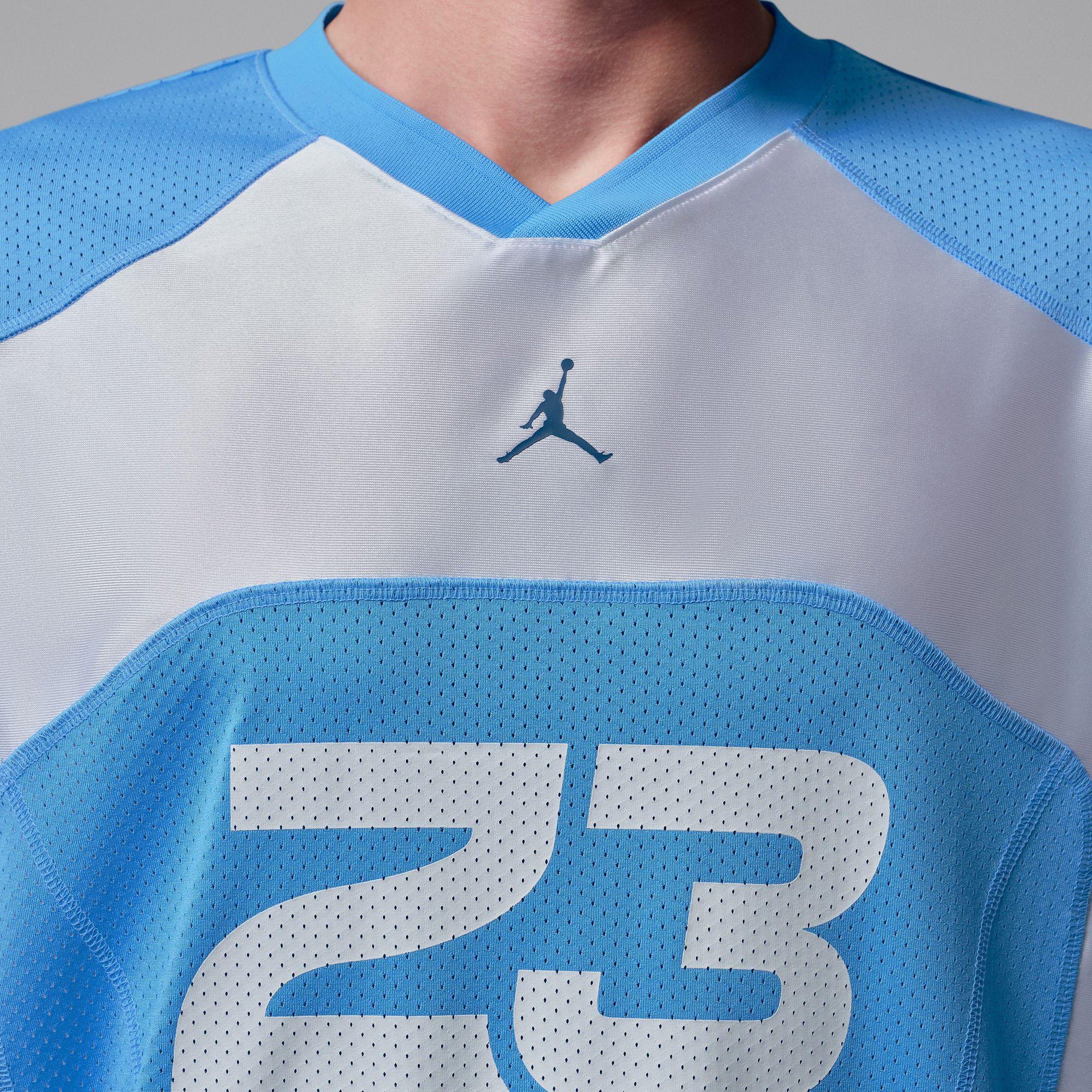 Jordan Flight Jersey Erkek Mavi T-Shirt